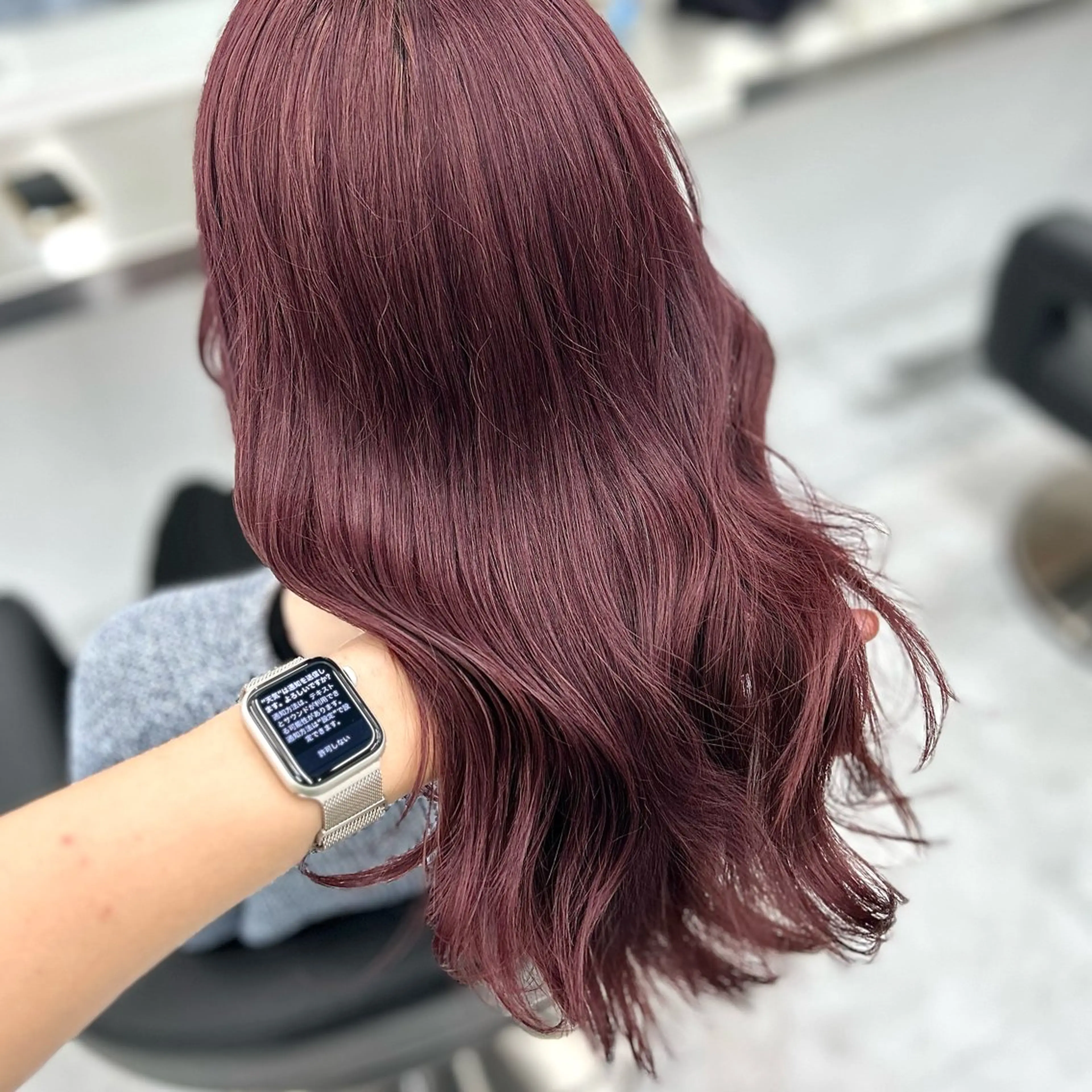 ロング カラー ヘアカラー トリートメント 上品モテヘア🩶 karen🩶のヘアスタイル