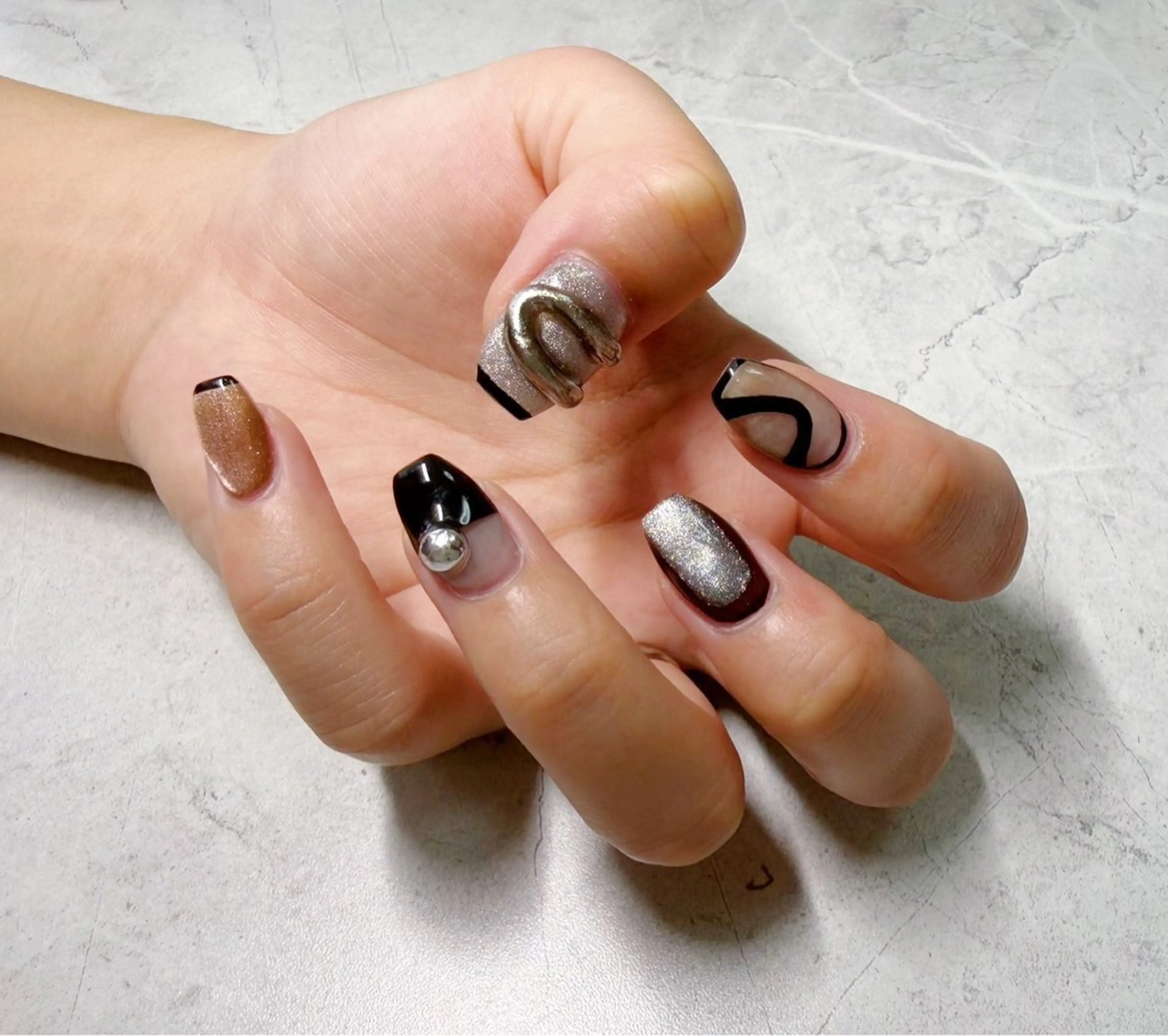 ネイル アートネイル ニュアンスネイル ilona nail&ear jewelry所属・Maya🌼 ilonaのネイルデザイン