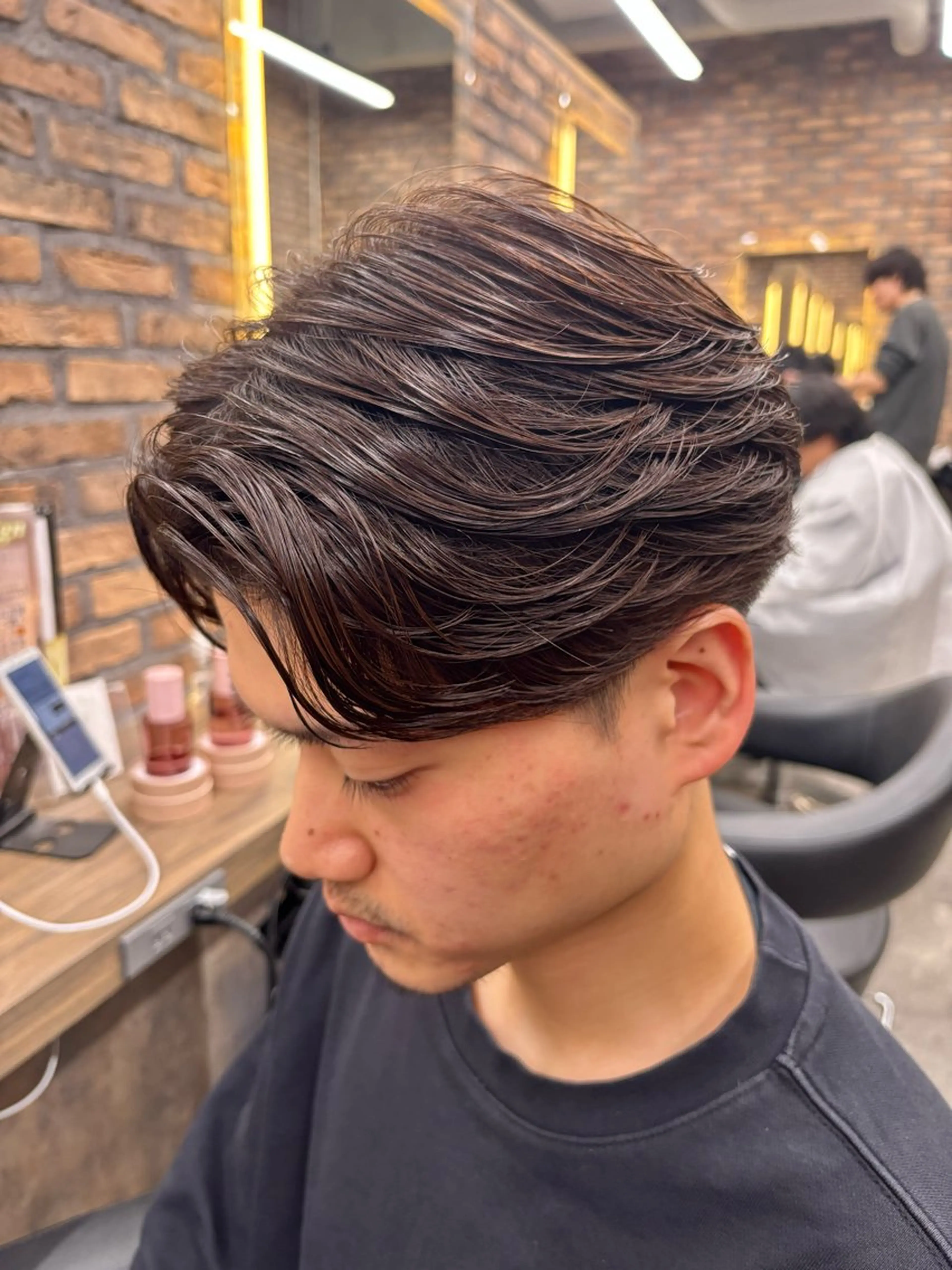 メンズ カット パーマ フェザーパーマ職人 🪽yutoのヘアスタイル