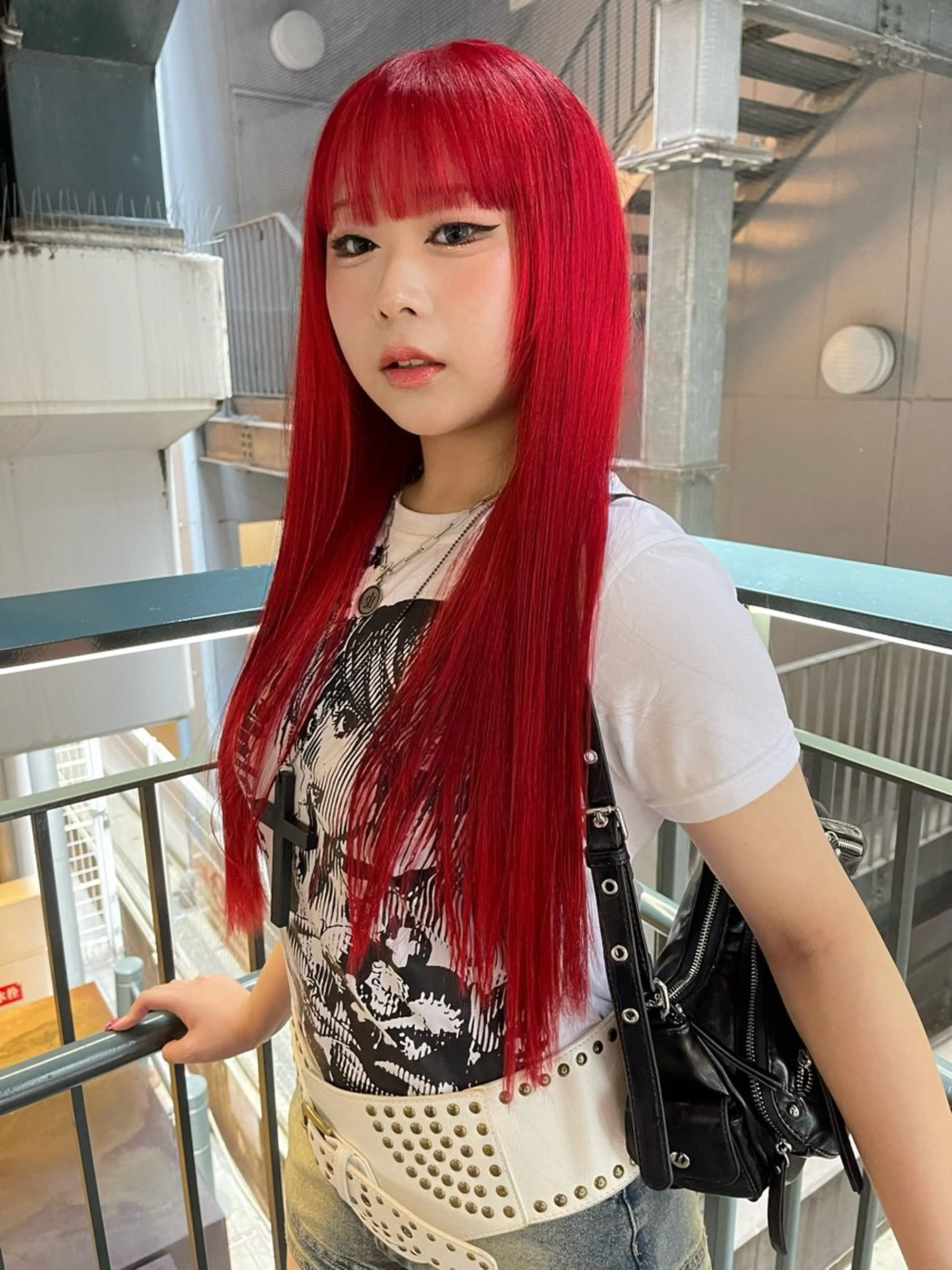 ロング カラー ベージュカラー ブリーチ ケアブリーチ デザインカラー ダブルカラー ヘアカラー トリートメント TATSUブリーチ/ ミルクティーベージュのヘアスタイル