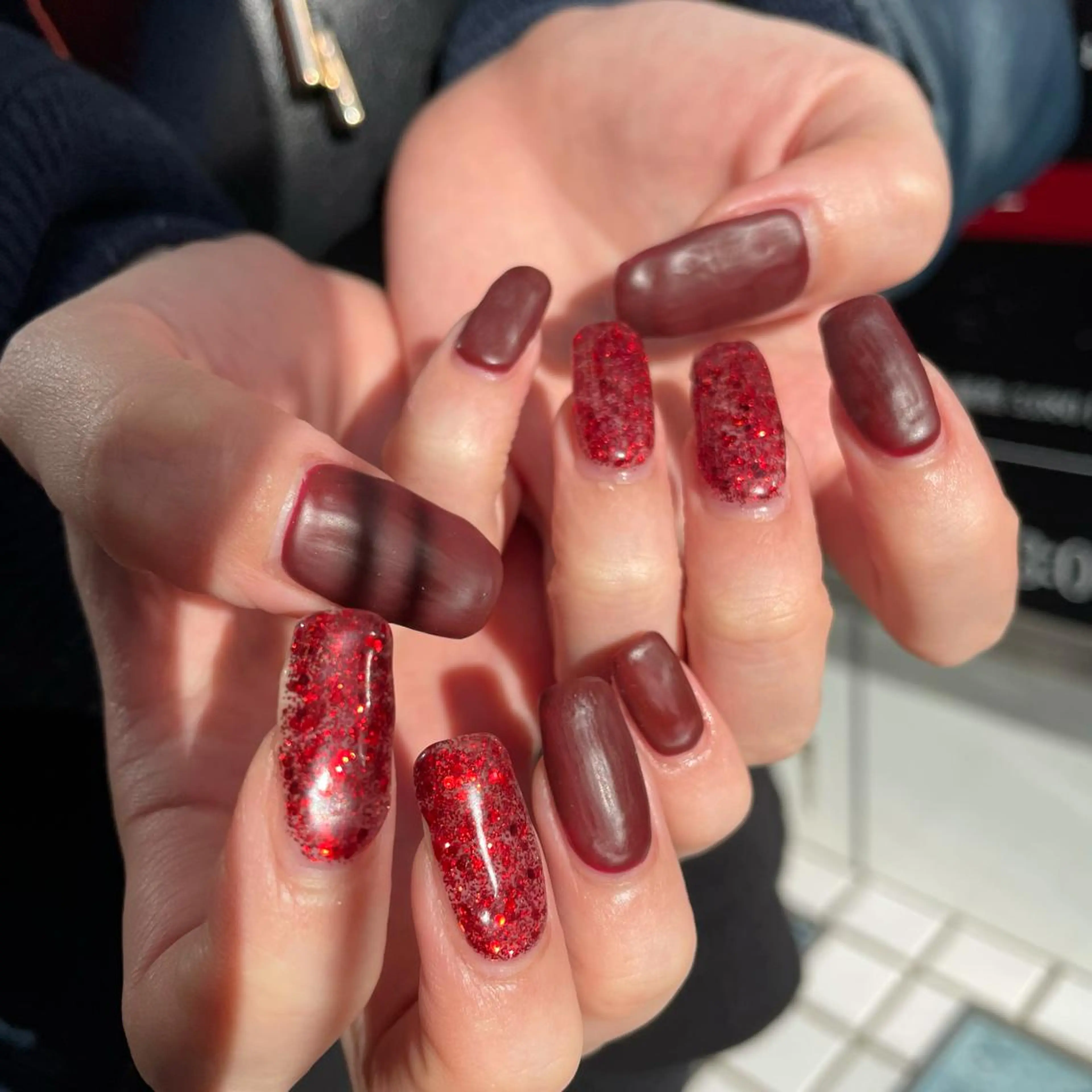 ネイル アートネイル ハンドネイル 韓国ヘア🦋 MIYUのヘアスタイル