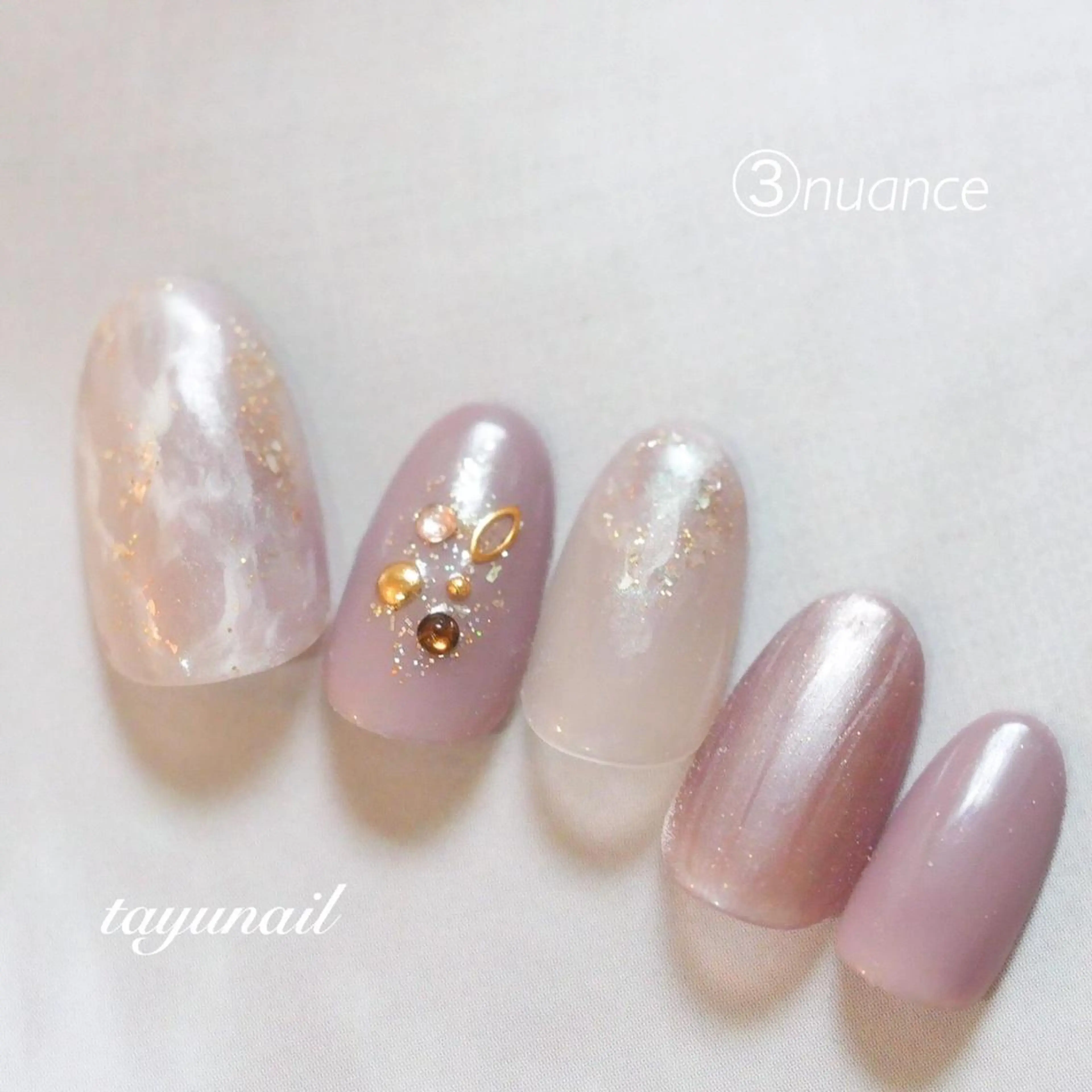 ネイル アートネイル ブルー フットネイル ジェルネイル ニュアンスネイル ネイルサロン・ネイルスクール　たゆnail所属・ネイルサロン 【たゆnail】のネイルデザイン