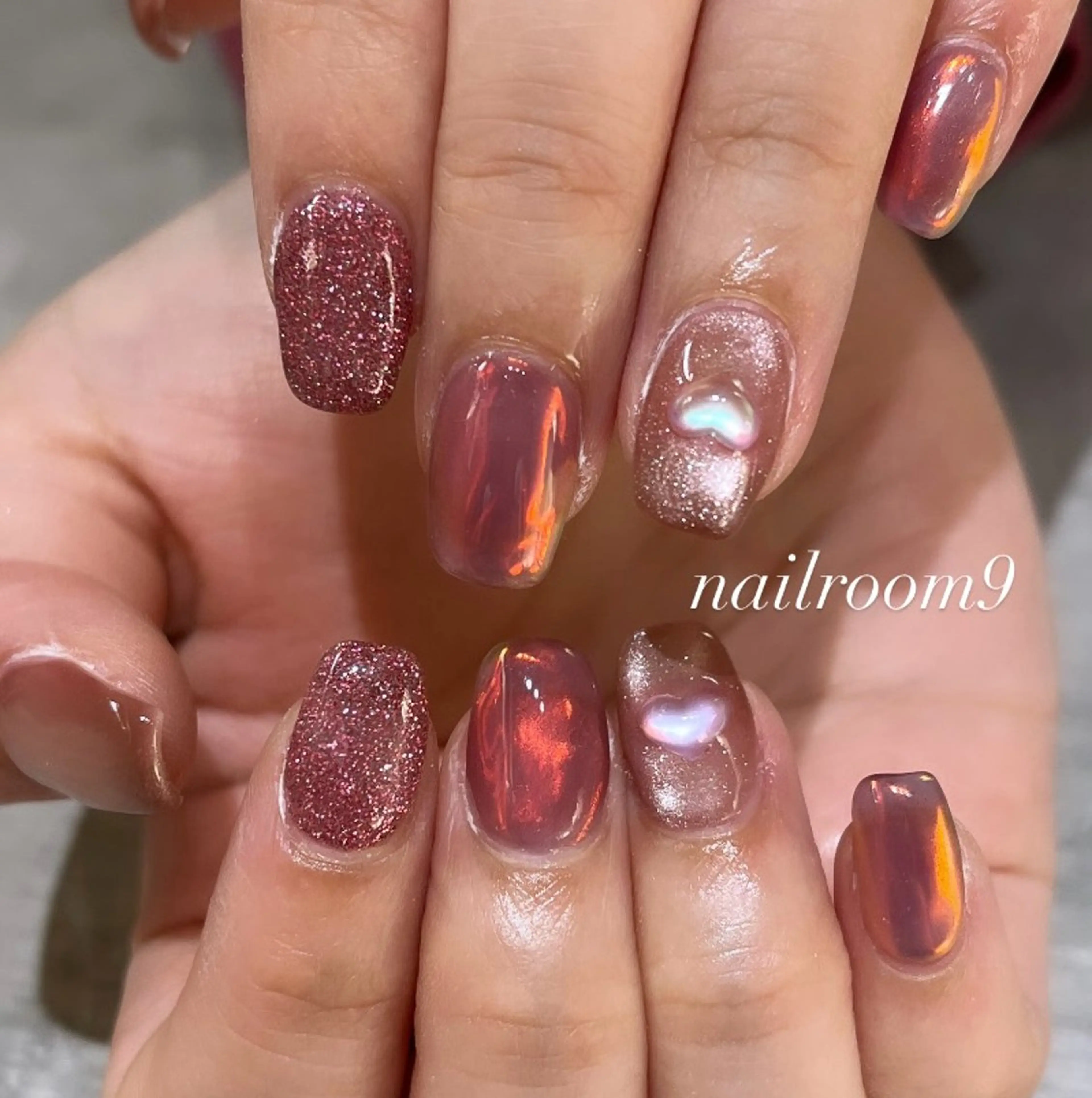 ネイル アートネイル ハンドネイル nail room9 ☺︎のネイルデザイン