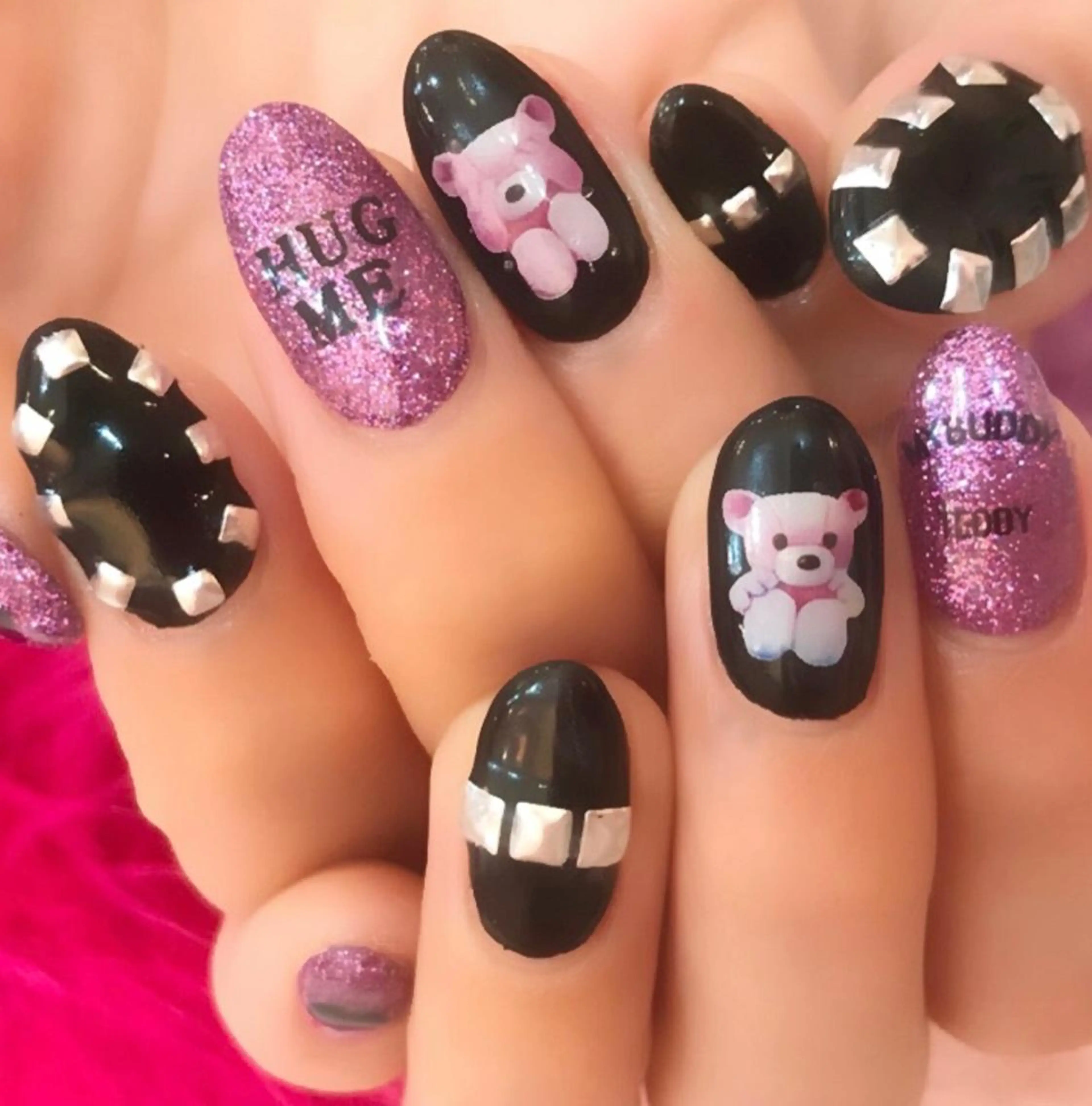 ミディアム カラー メンズ キッズ ネイル アートネイル 持ち込み スカルプネイル ネイルチップ 冬ネイル NAILSGOGO shibuyaのネイルデザイン