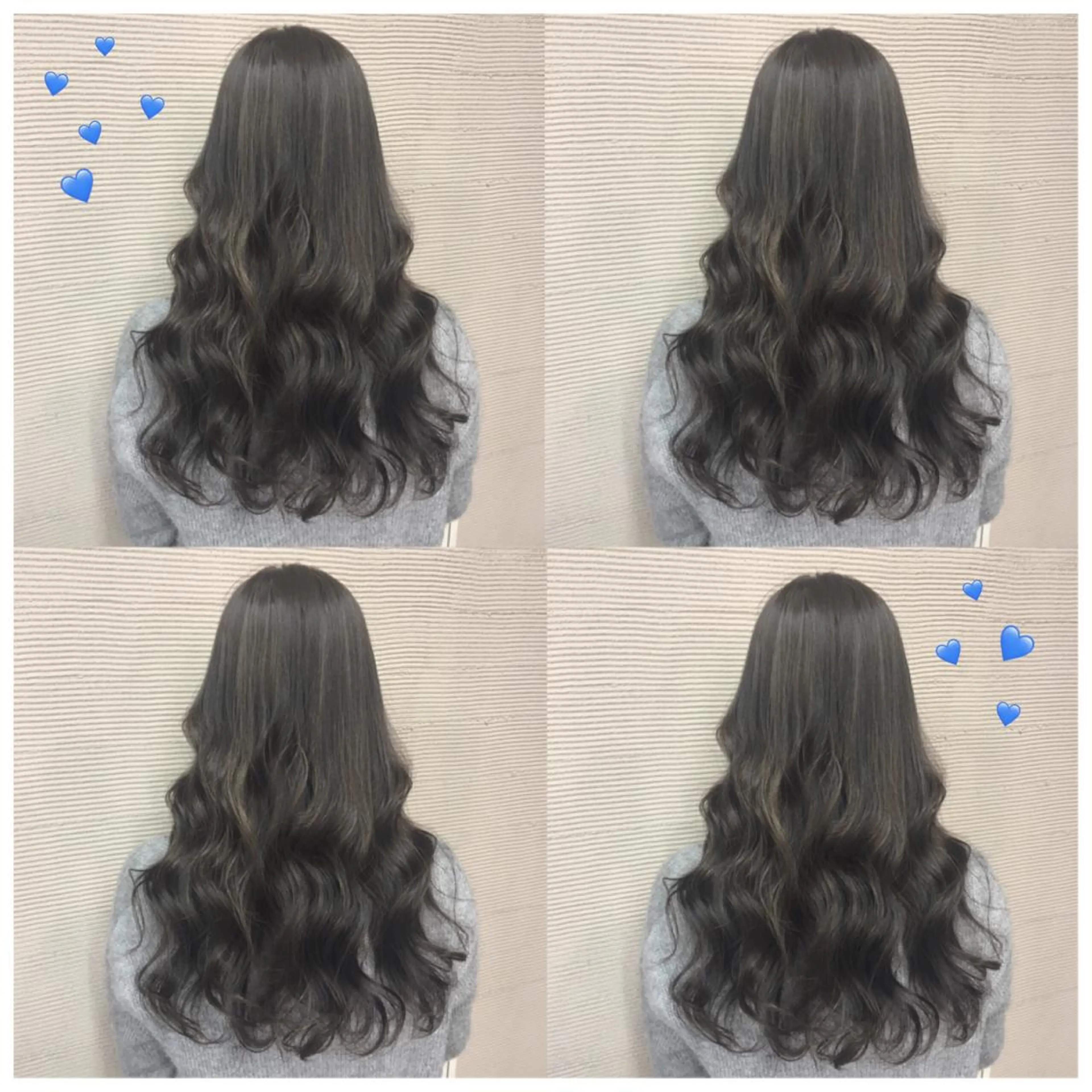 ロング カラー アディクシーカラー グレージュ ハイライトカラー 外国人風カラー ハイライト 韓国ヘア得意❤︎森澤 悠佳のヘアスタイル