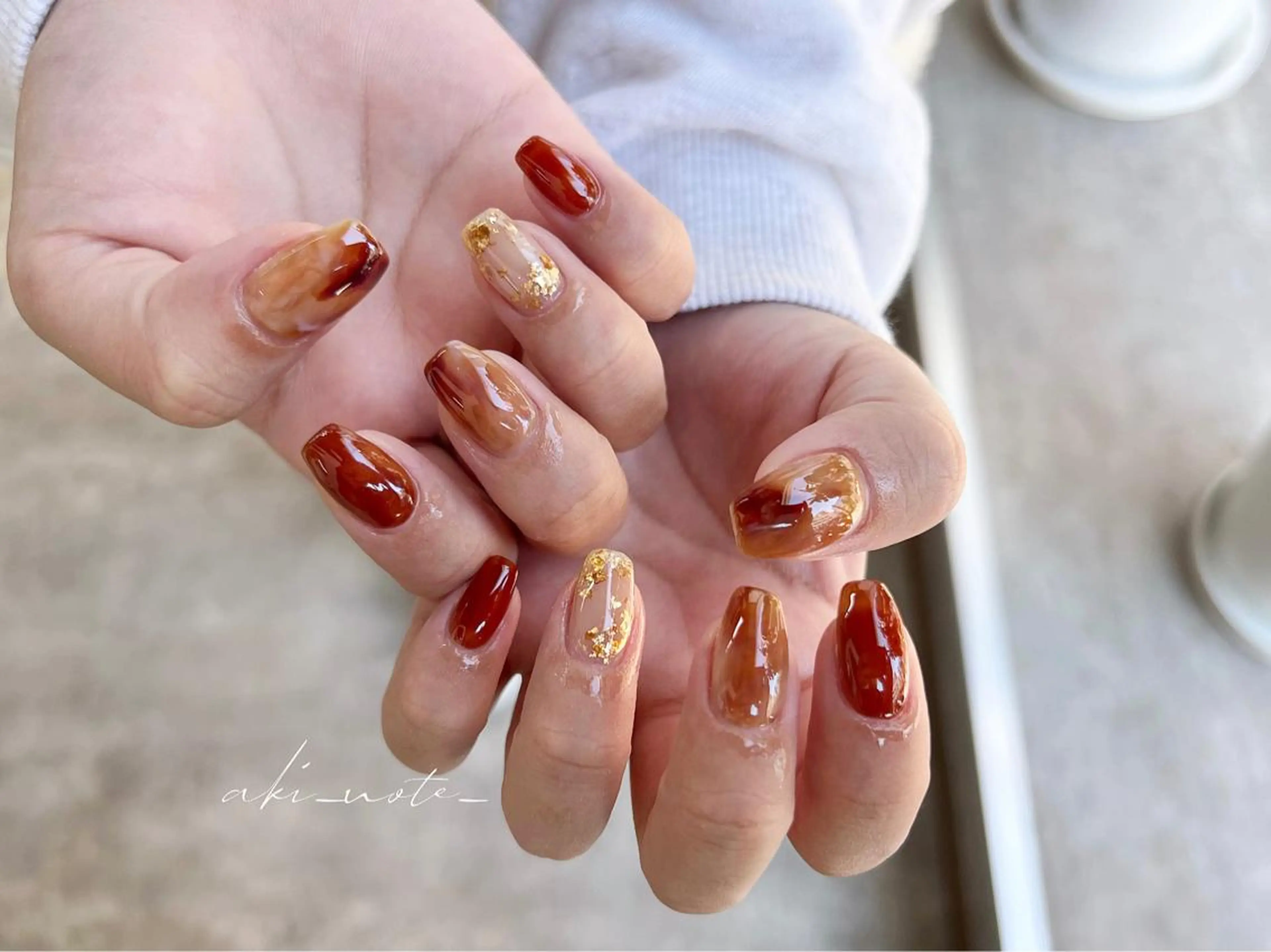 ネイル ハンドネイル フットネイル GRANDE大須 栄/店長 aki🌙のネイルデザイン