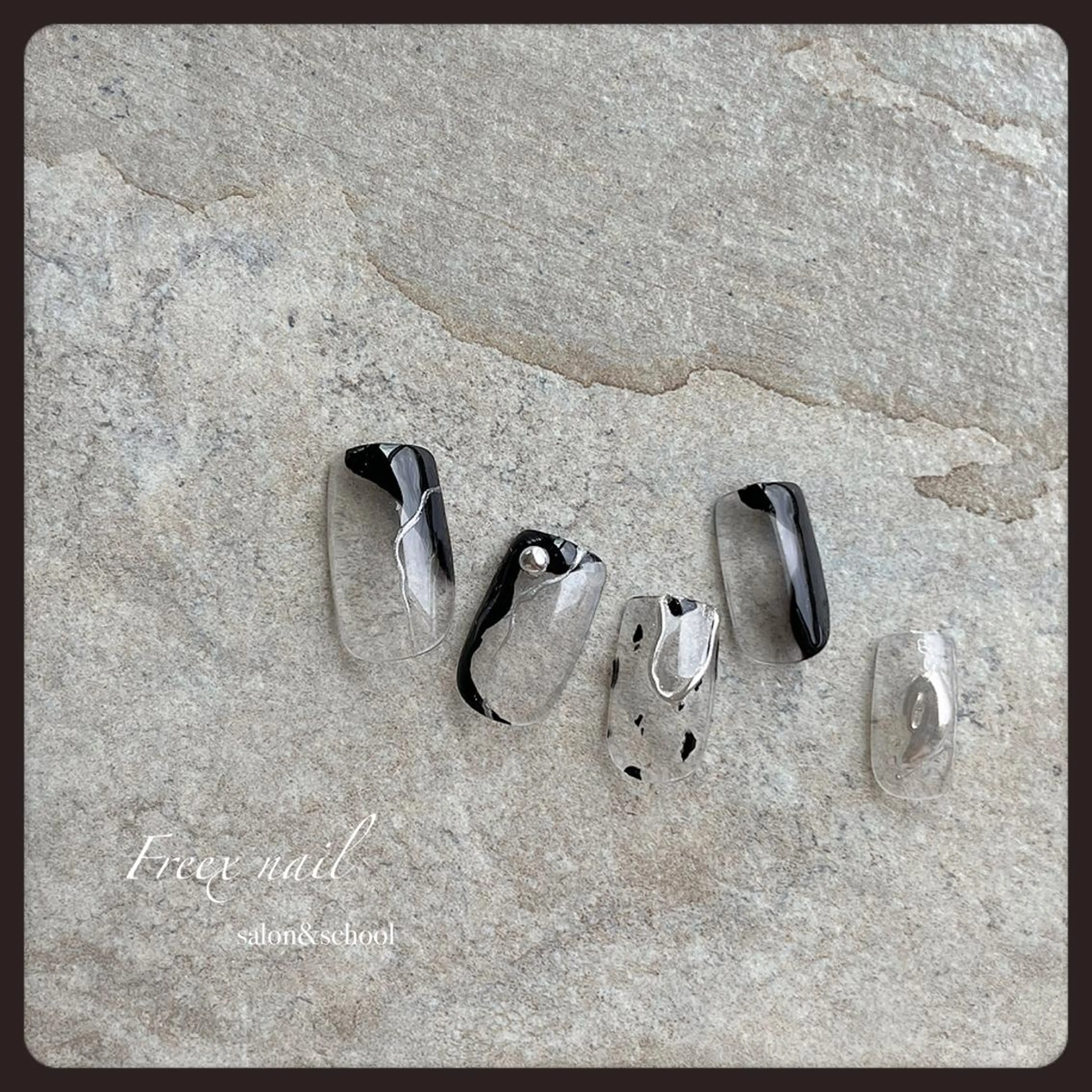 ネイル クリアネイル ハンドネイル ハンドケア Freex nail所属・freex nail /ニュアンス/個性派のネイルデザイン