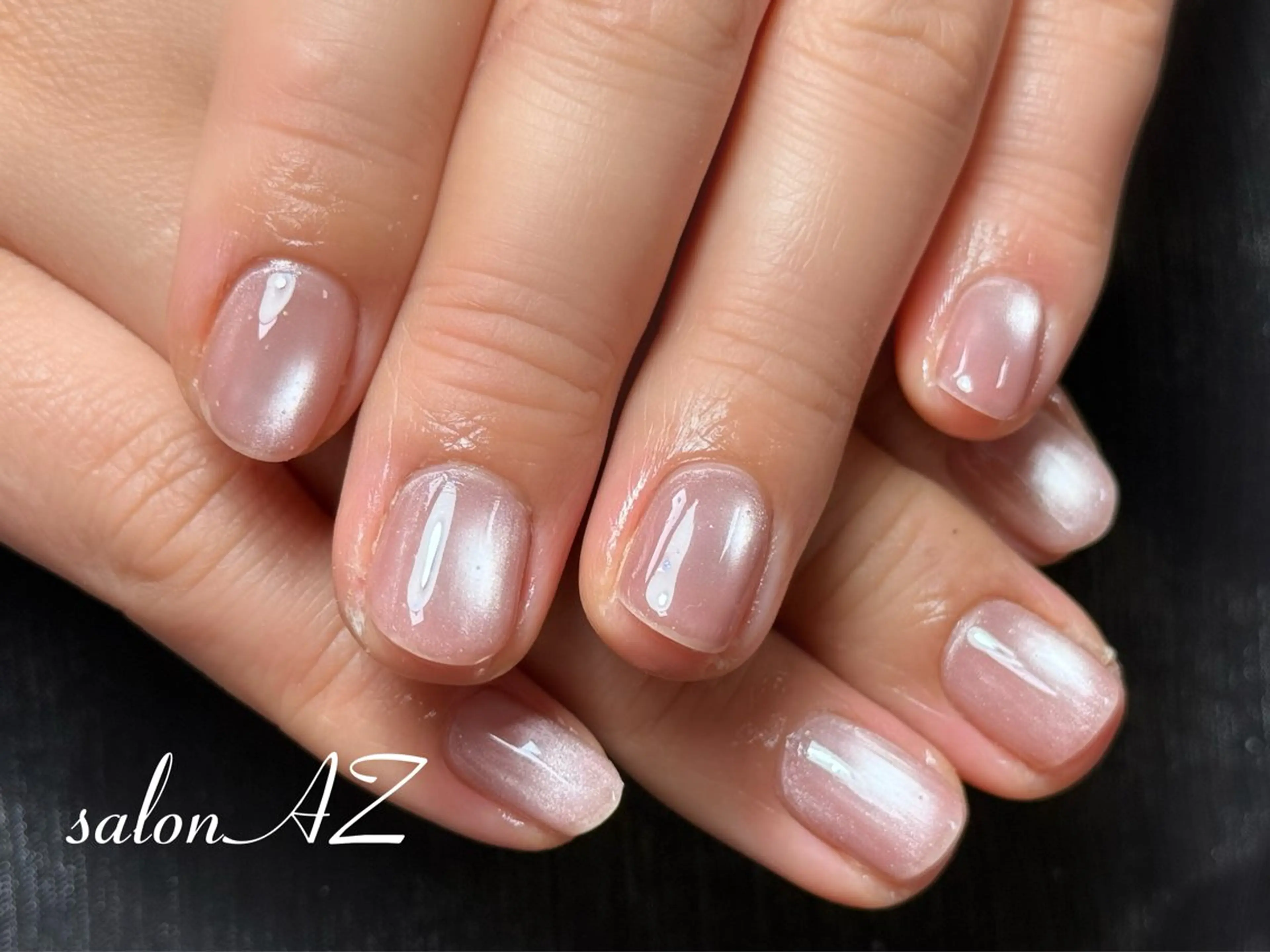 ネイル アートネイル 長さ出し フットネイル フレンチネイル ジェルネイル ハンドネイル Salon  AZ所属・salon AZ jr．ネイリストのネイルデザイン