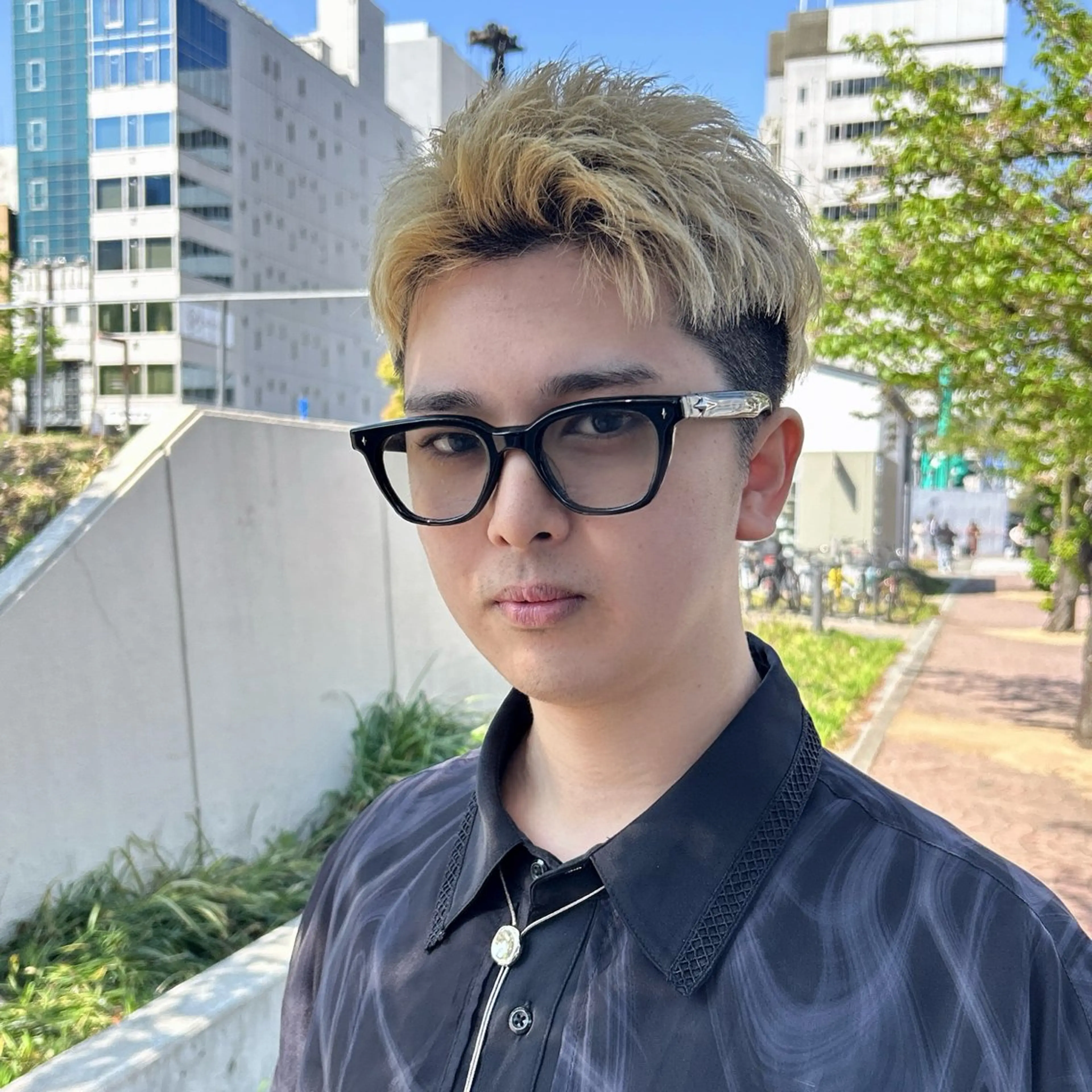 カラー メンズ ヘアカラー HYPE所属・波巻き🌊✖️ シャドウ🐾/AOIのヘアスタイル