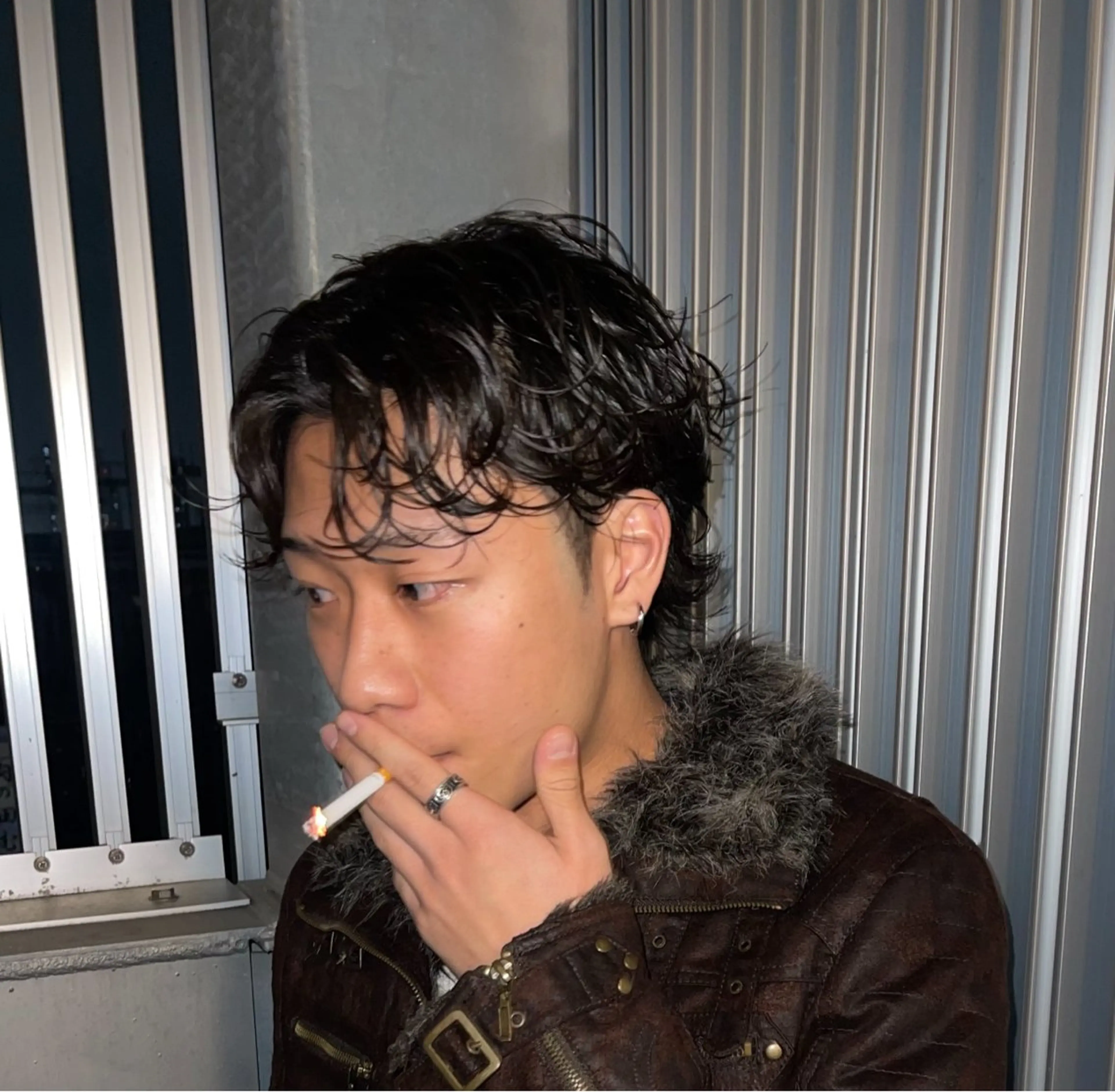 ミディアム パーマ メンズ カット パーマ 🌀大翔/ メンズパーマ🌀のヘアスタイル