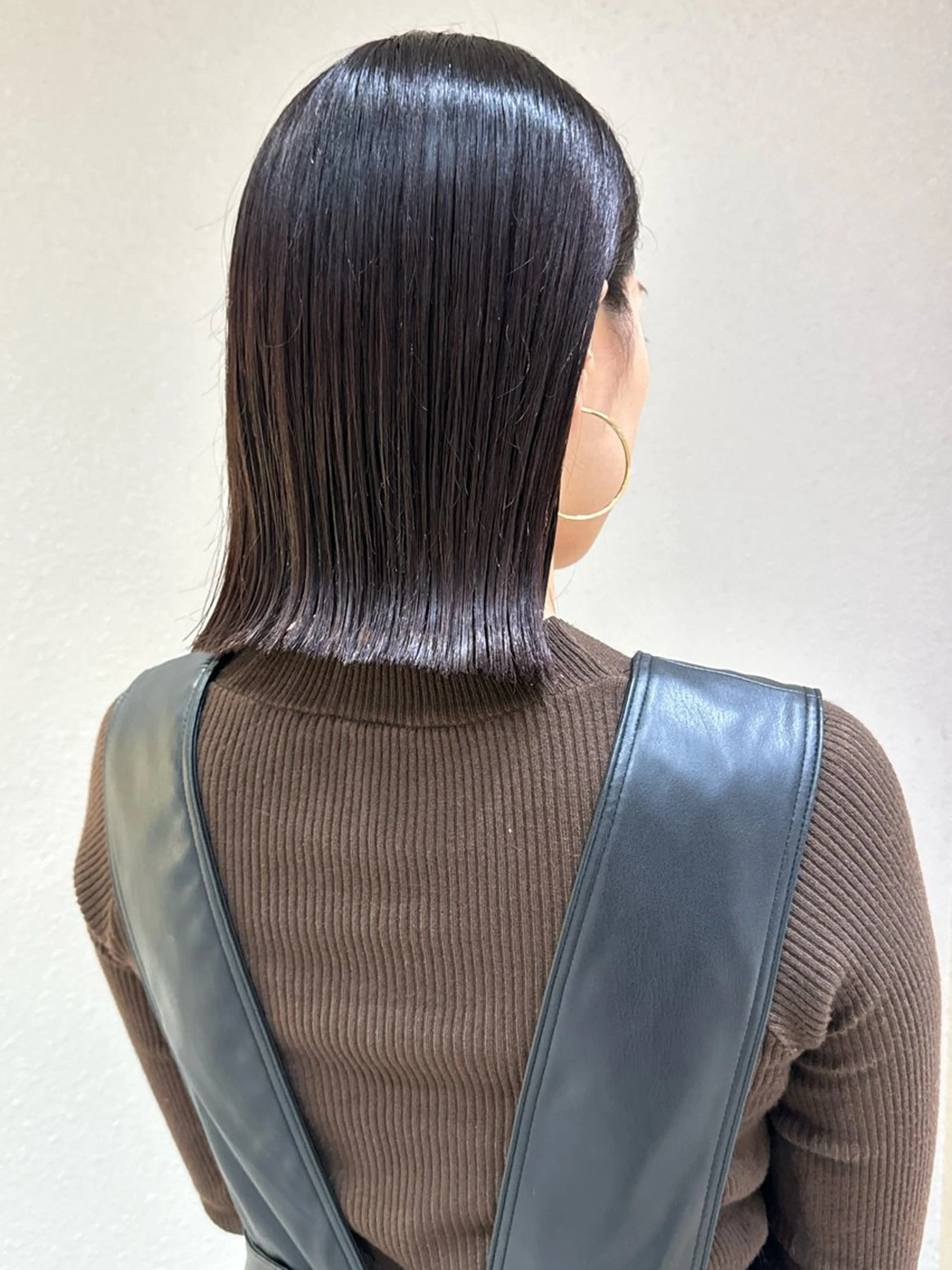 ミディアム カット ヘアカラー トリートメント 🩵縮毛矯正・ボブ 岩原朋也🩵のヘアスタイル