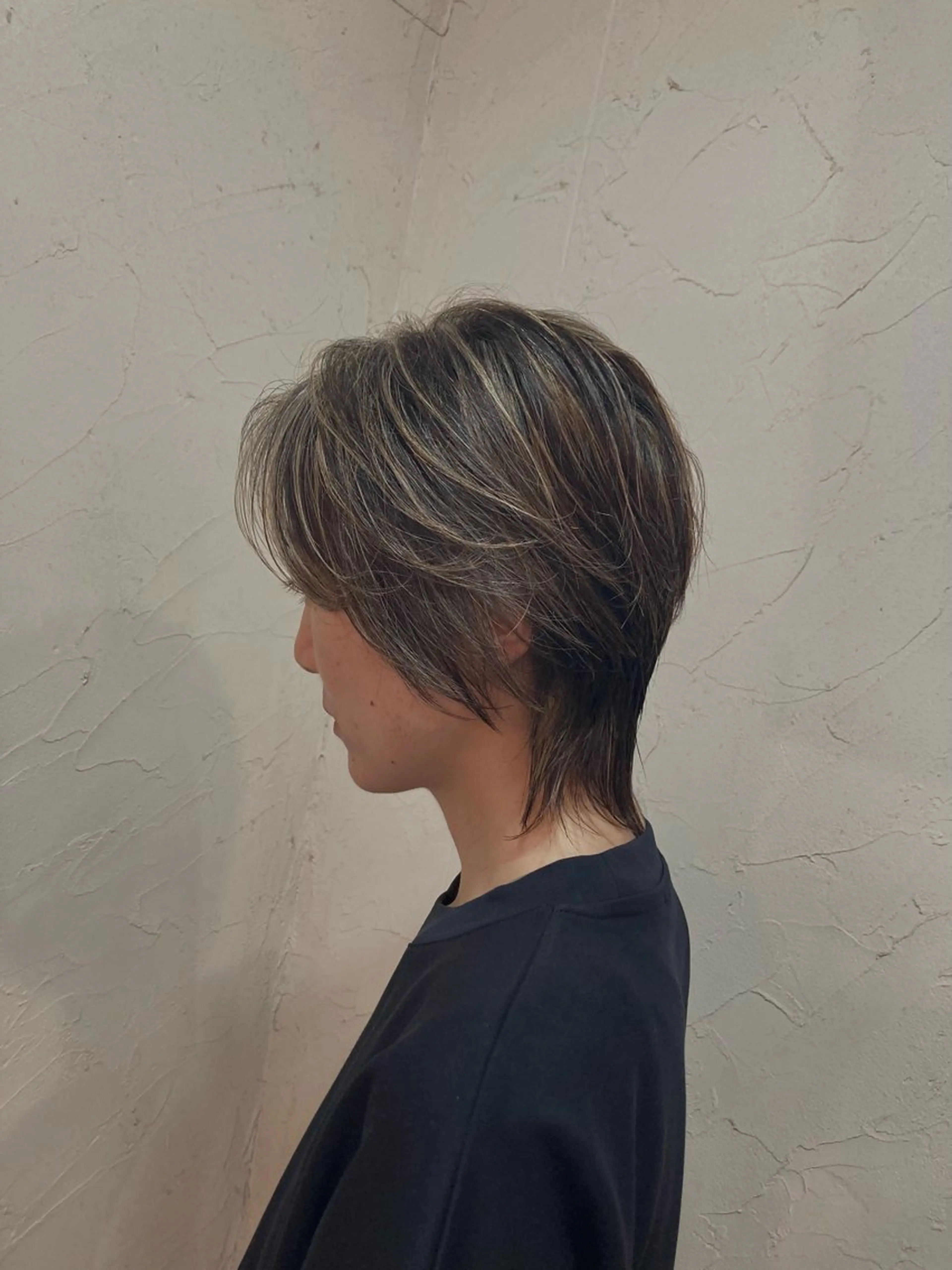 カラー ハイライトカラー 佐藤 健のヘアスタイル