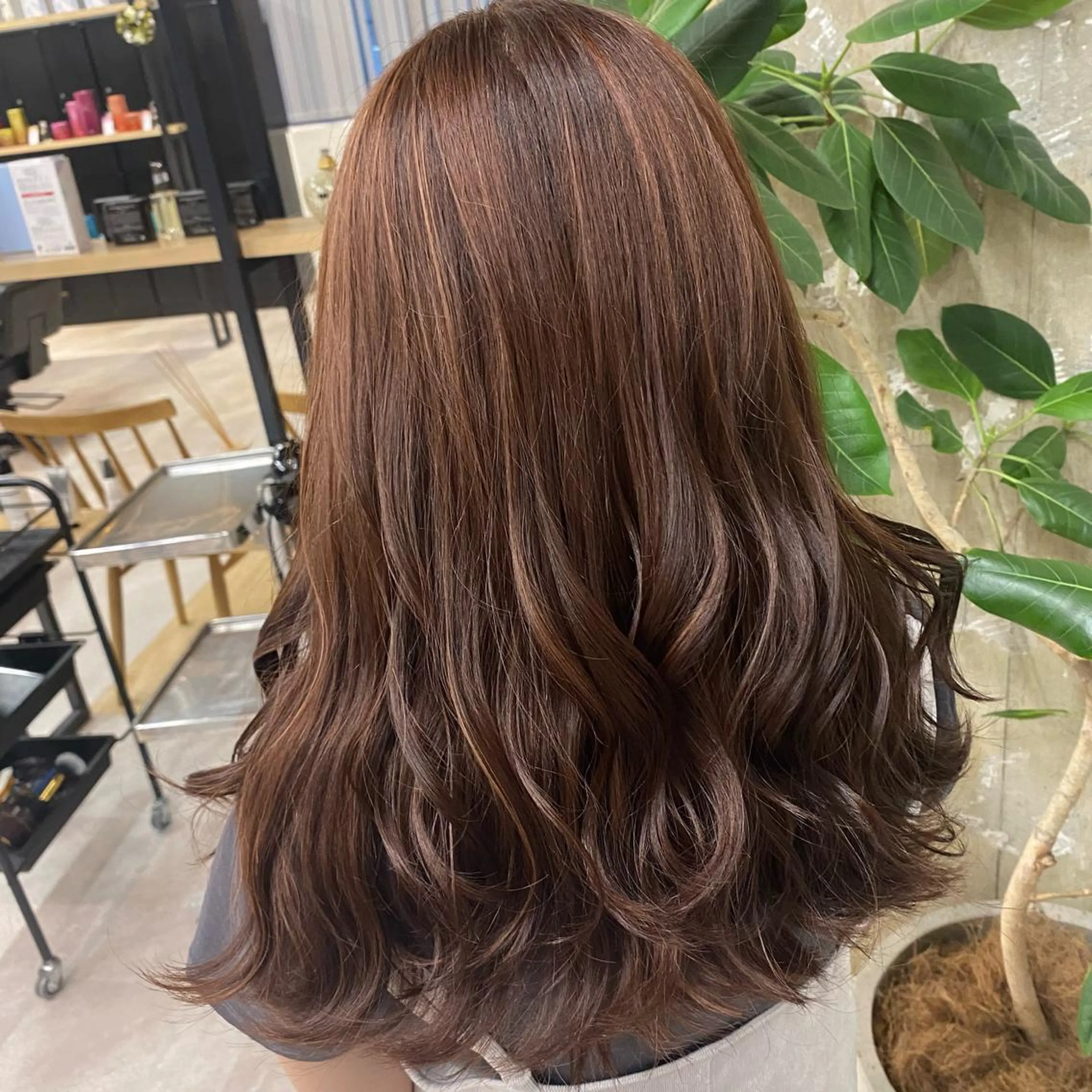 ロング カラー メンズパーマ /髪質改善/はるたのヘアスタイル