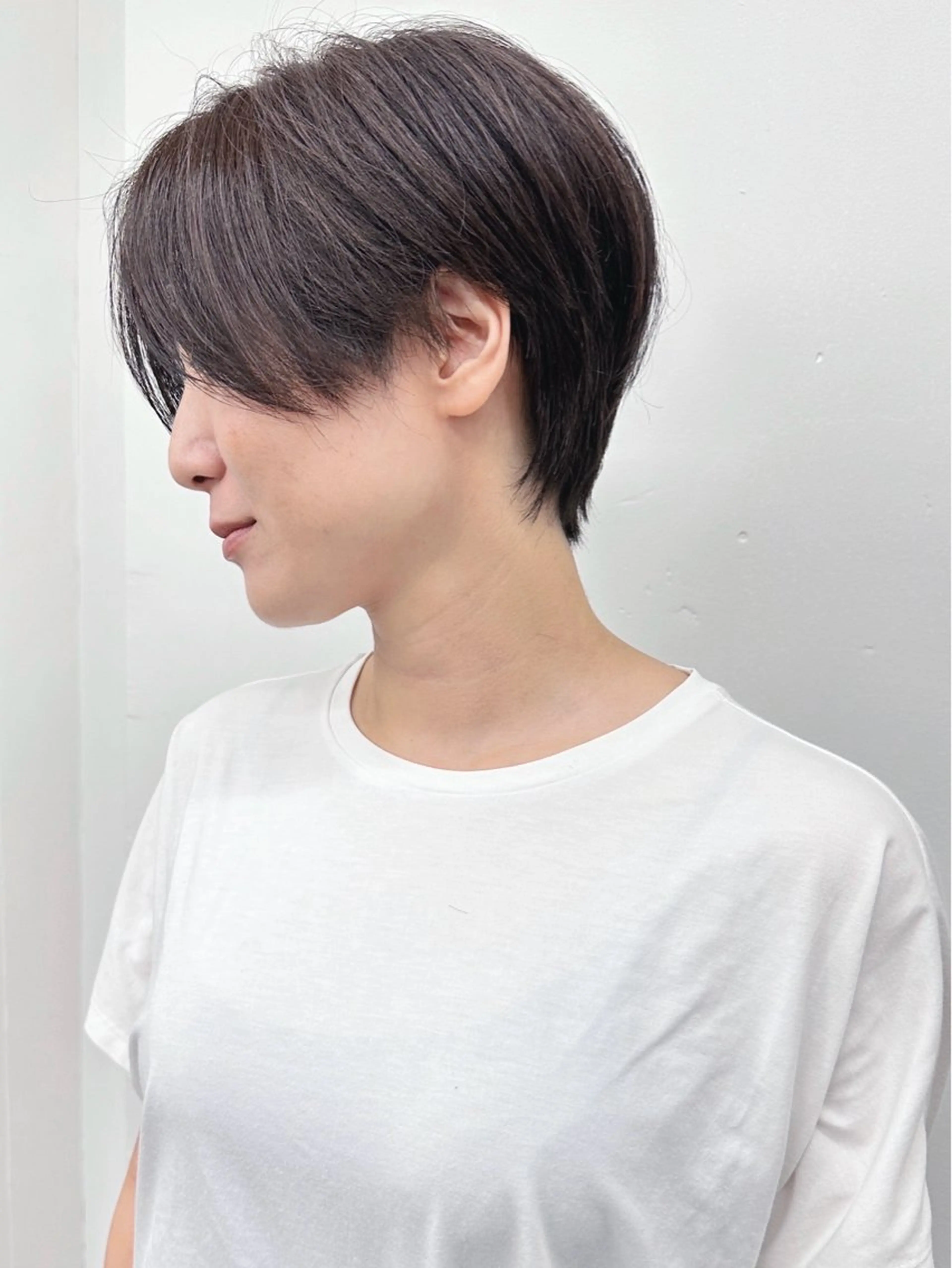 ショート カット 小顔ボブ/お悩み解決 /ボブパーマ/とういのヘアスタイル