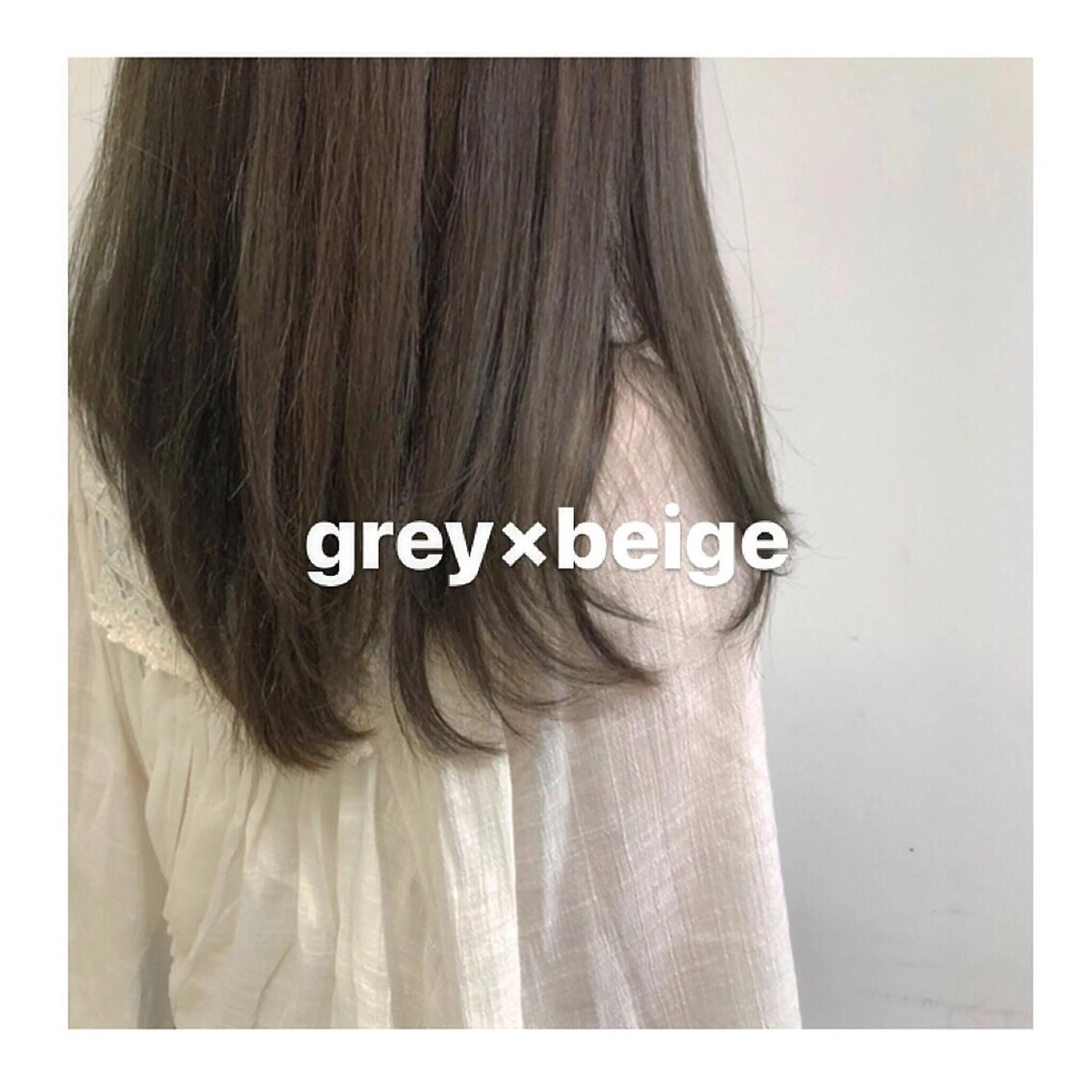 ミディアム カラー グレージュ ヘアカラー ハイトーン特化🌟 仲川和人のヘアスタイル