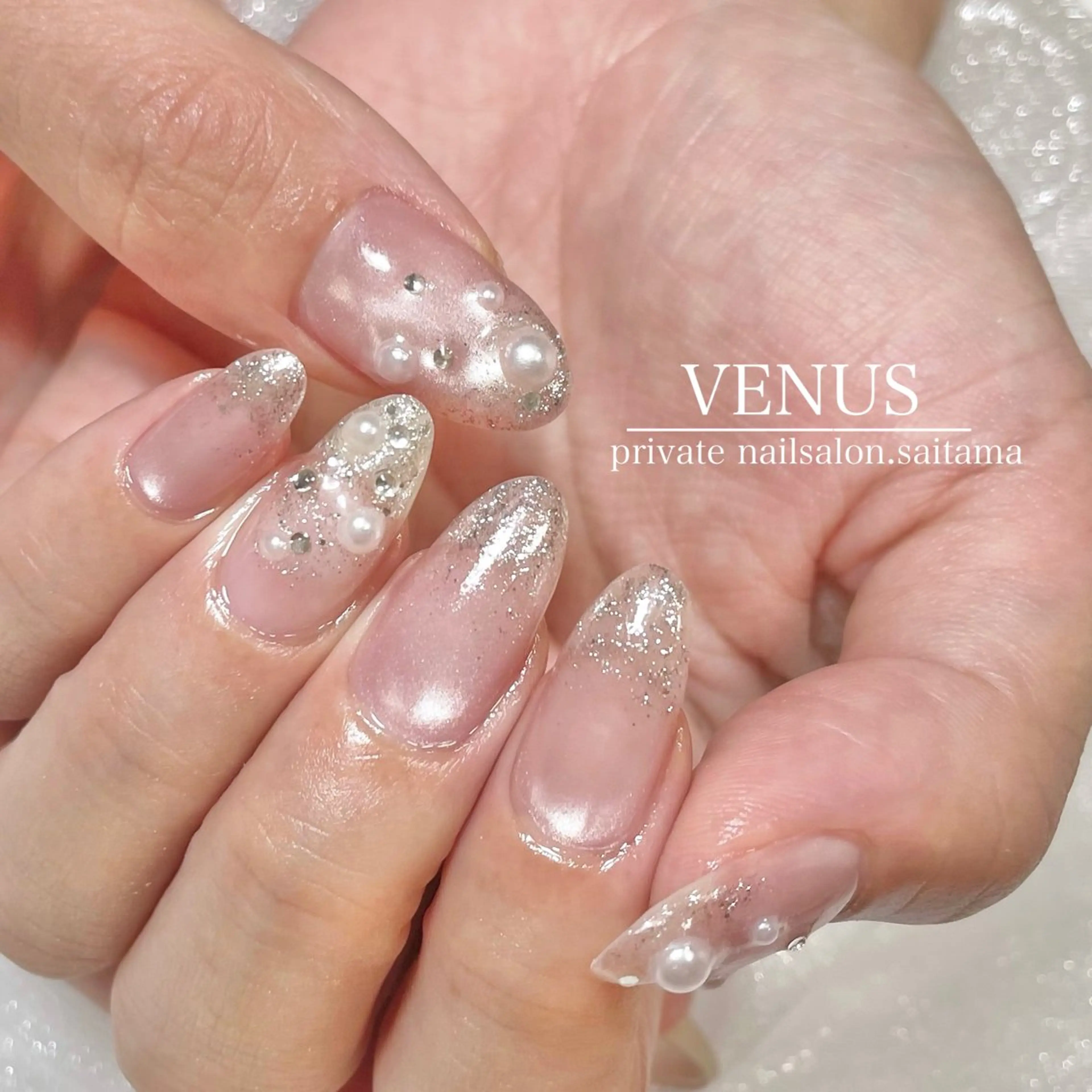 ネイル ロングネイル ハンドネイル nailsalon VENUSのネイルデザイン