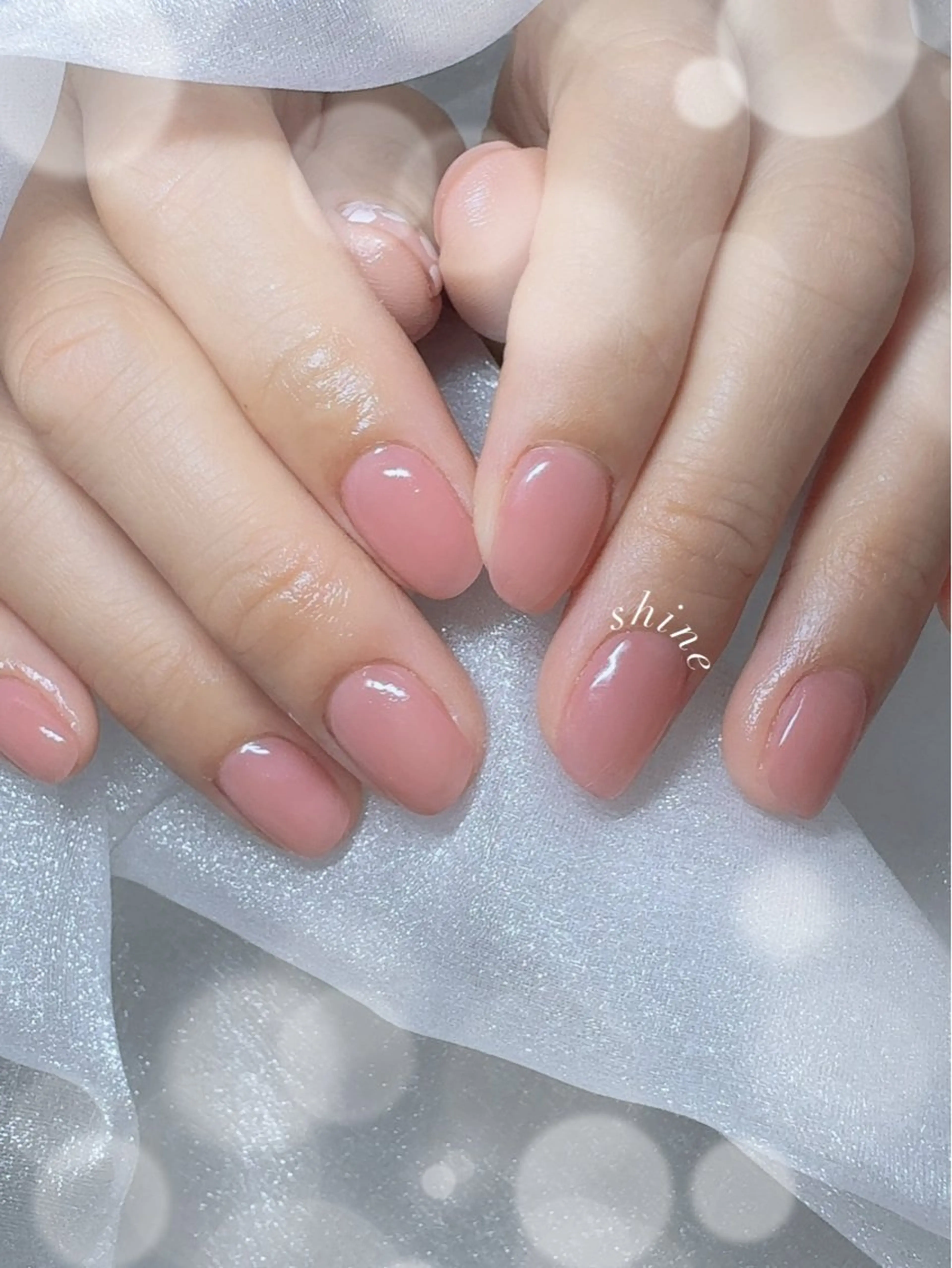 ネイル シンプルネイル 自爪育成ネイルサロン/shine【シャイン】所属・REI .のネイルデザイン
