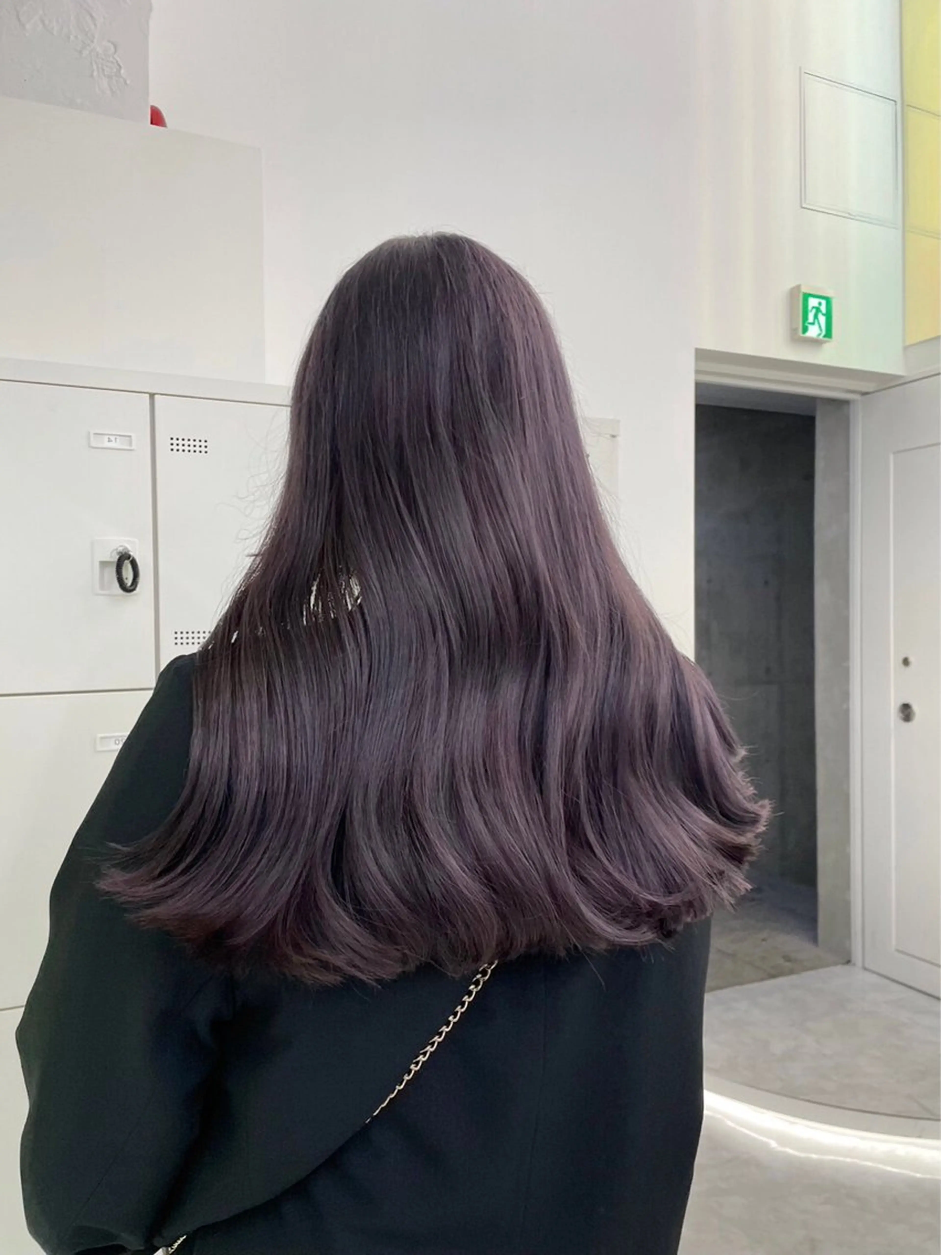 ロング カラー ダブルカラー ラベンダーカラー ヘアカラー ヘアセット 透明感/艶髪/💖 トレンドスタイル💖のヘアスタイル