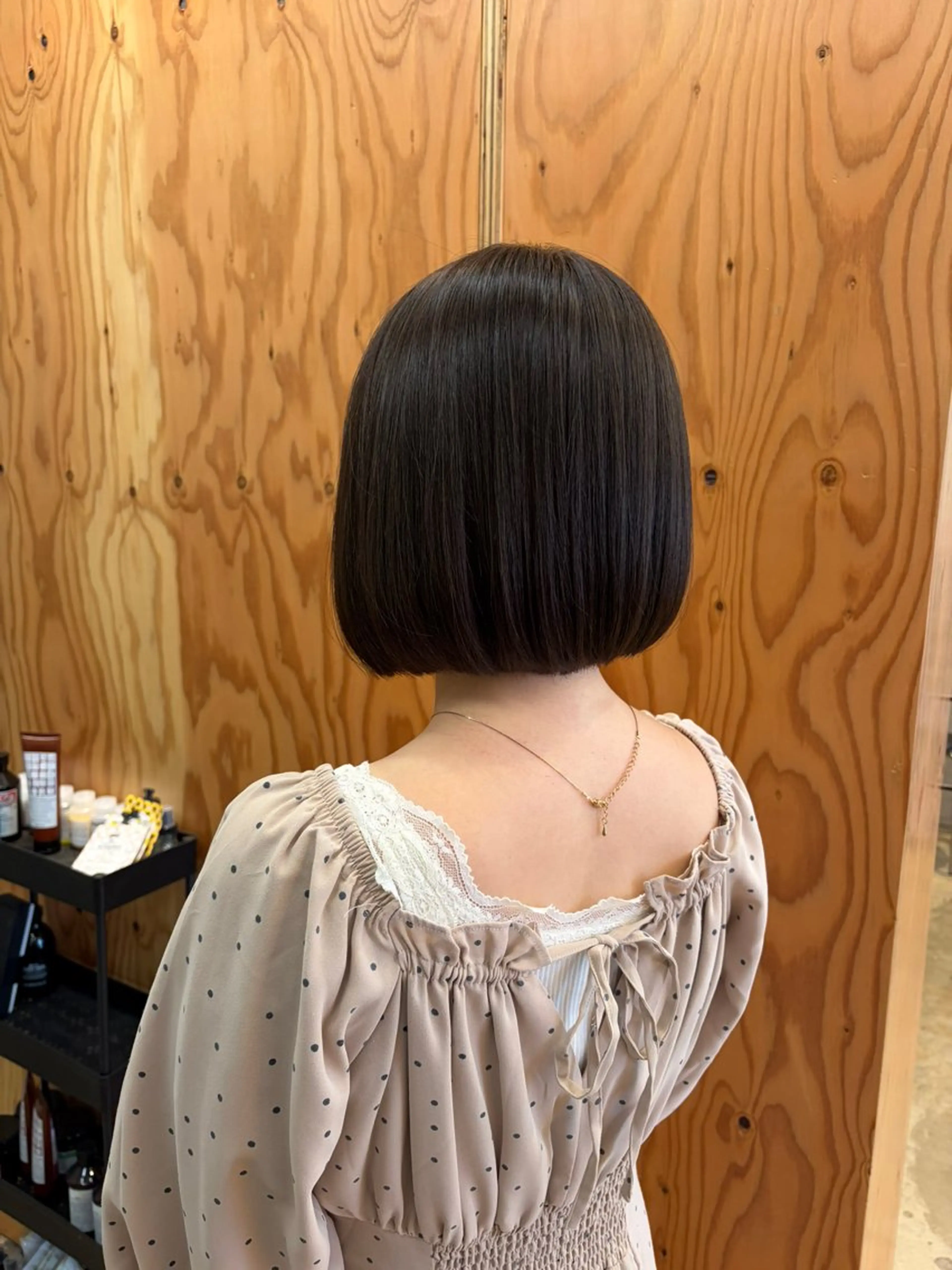 ミディアム チョコレートブラウン ボブ カット ヘアカラー KOUSUKE /レイヤーカットのヘアスタイル