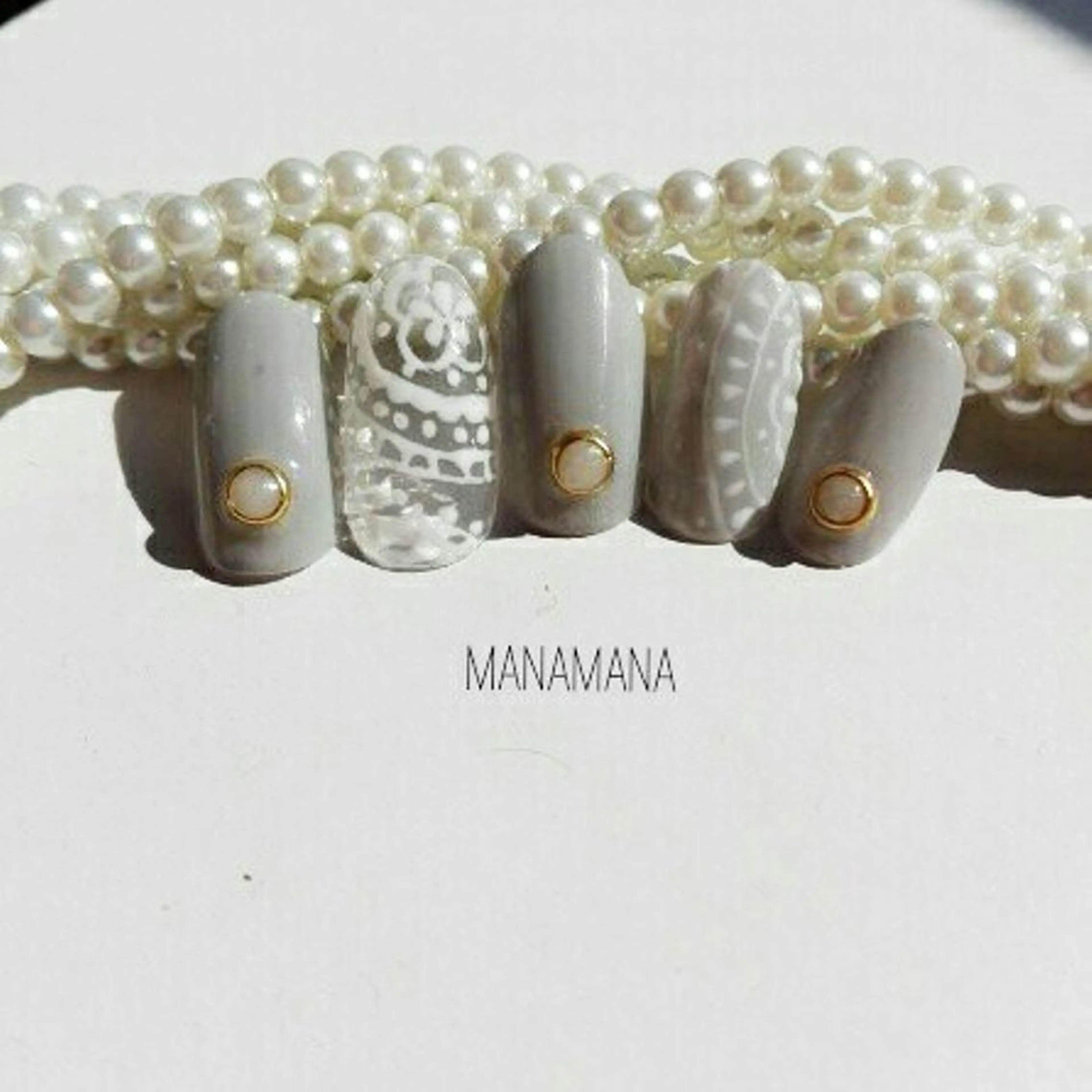 ネイル アートネイル レース MANA MANAのネイルデザイン
