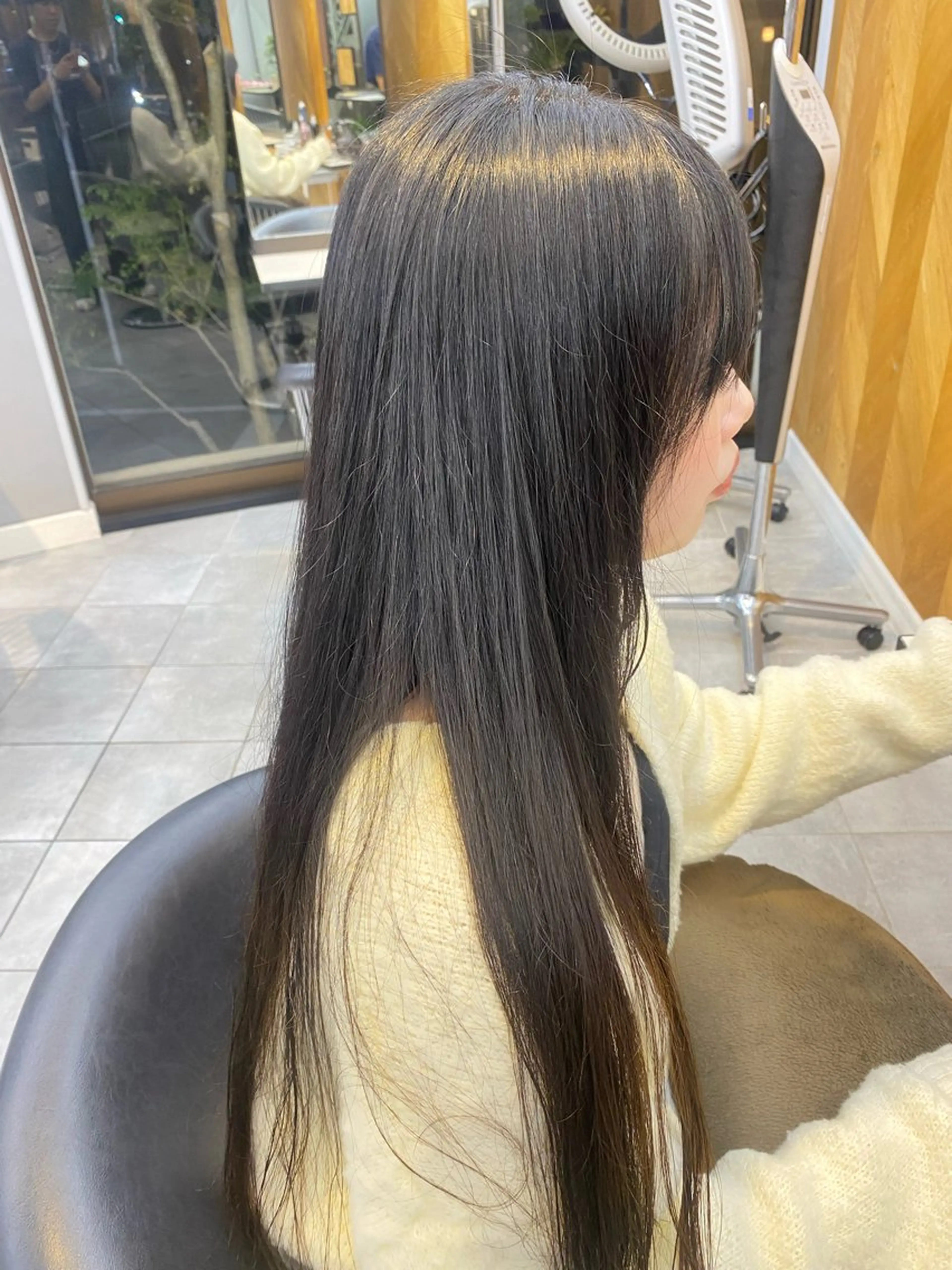 ロング カラー パーマ たまプラーザ/駅近/ CASA/前田 朋輝のヘアスタイル