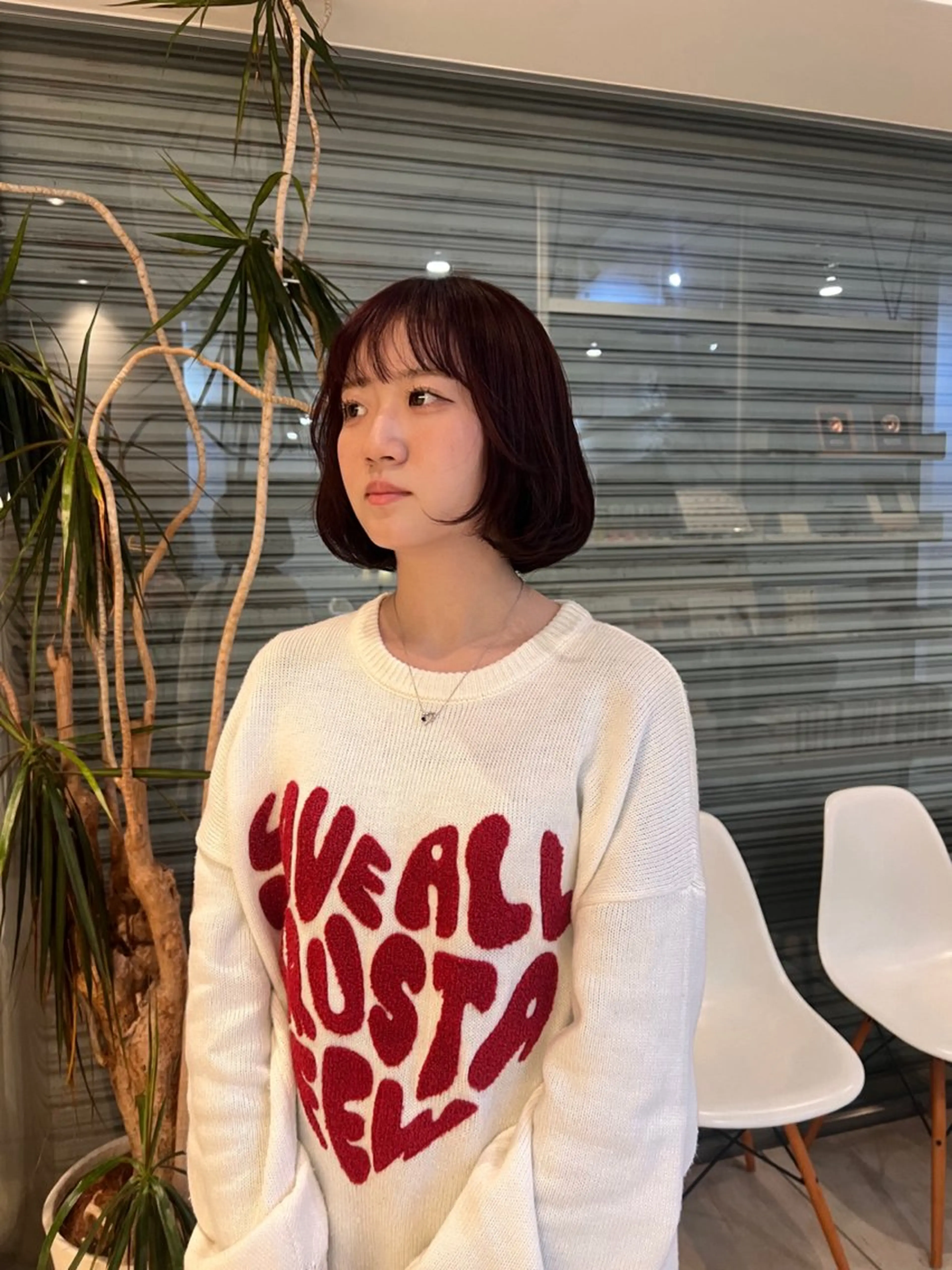 ショート ボブ リリカ🐈‍⬛ブリー チカラー/上永谷のヘアスタイル