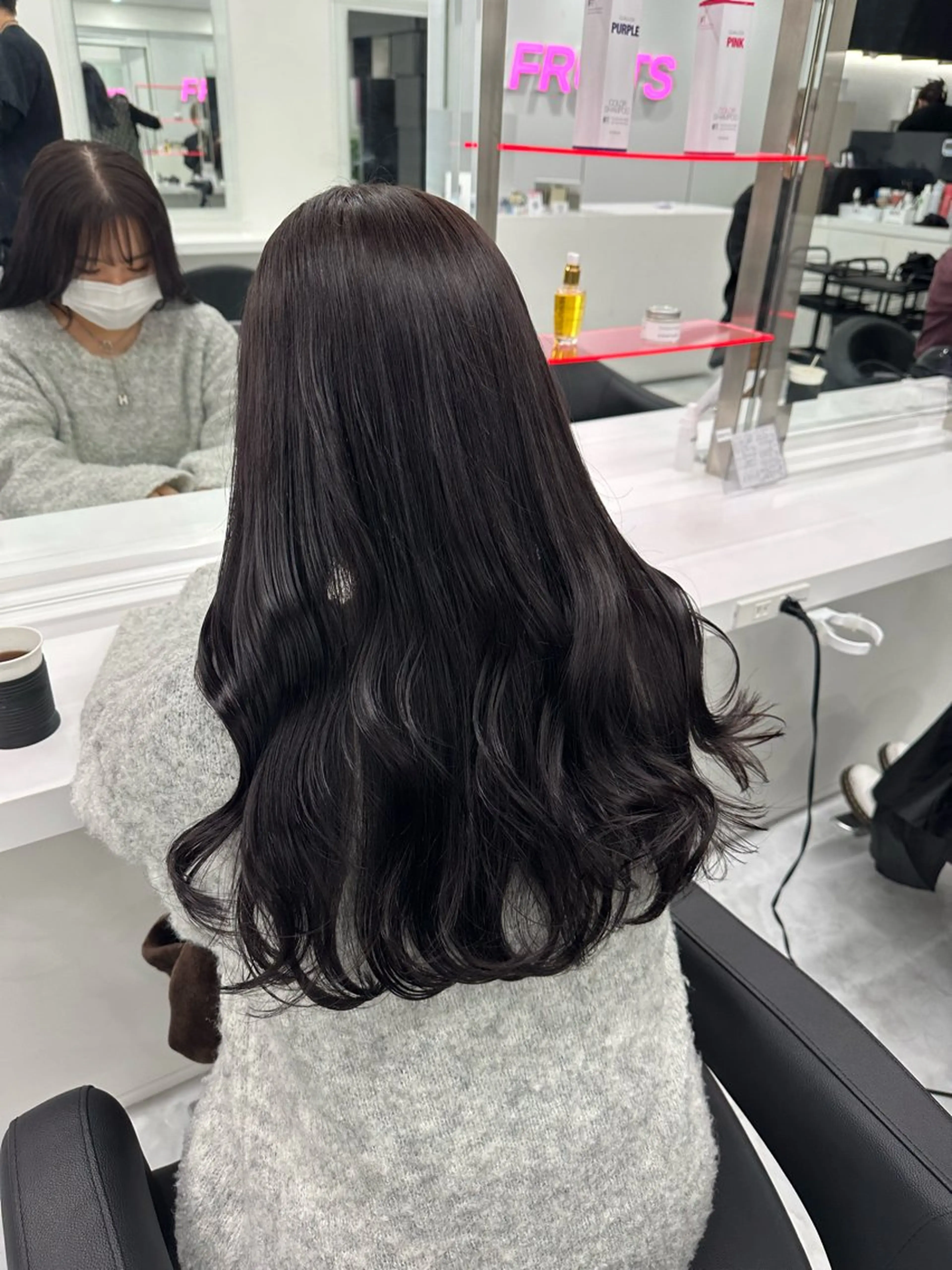 カラー カット ヘアカラー トリートメント ヘッドスパ ヘアセット ブリーチなし透明感 💗RYOTAのヘアスタイル