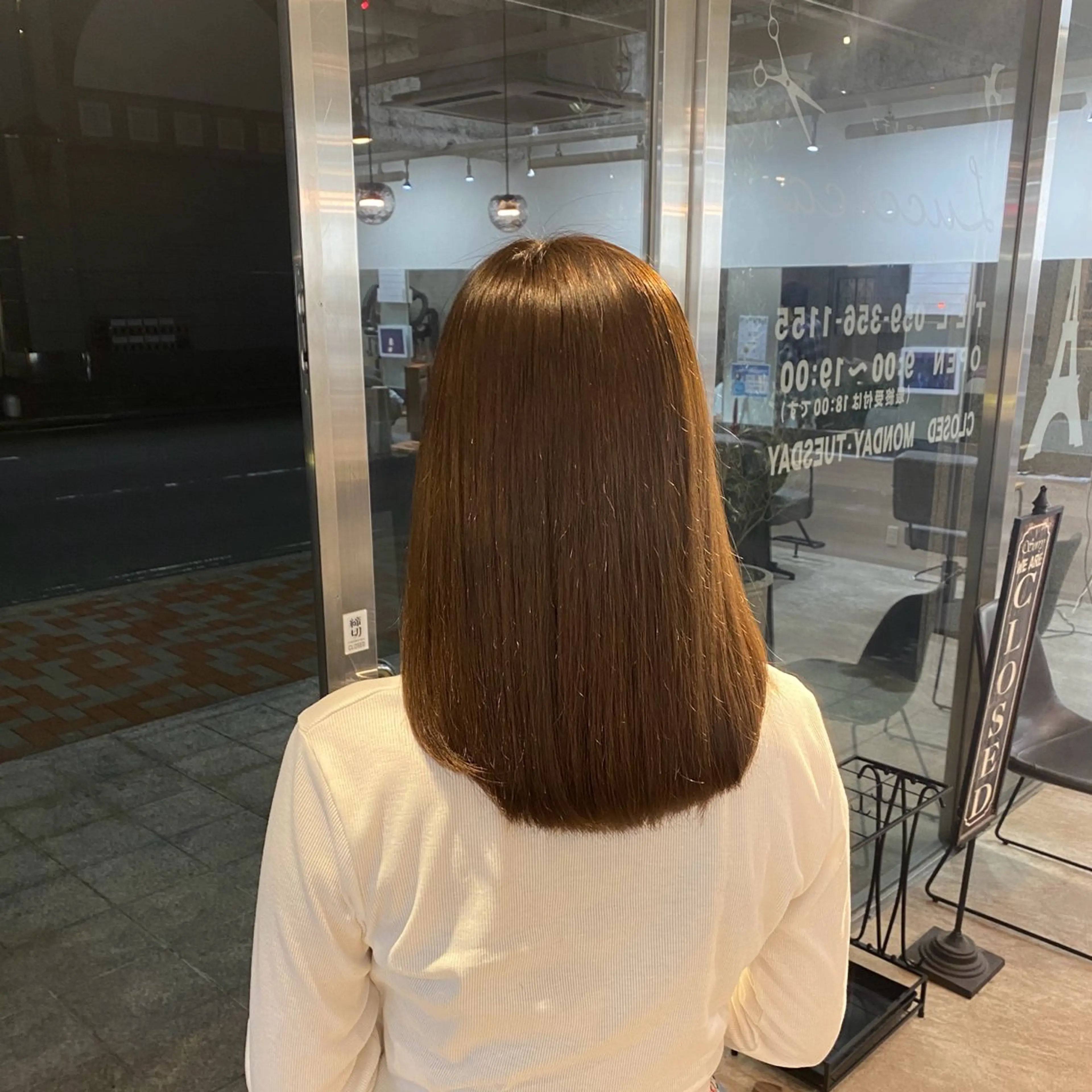 ミディアム rina/ レディースカットのヘアスタイル