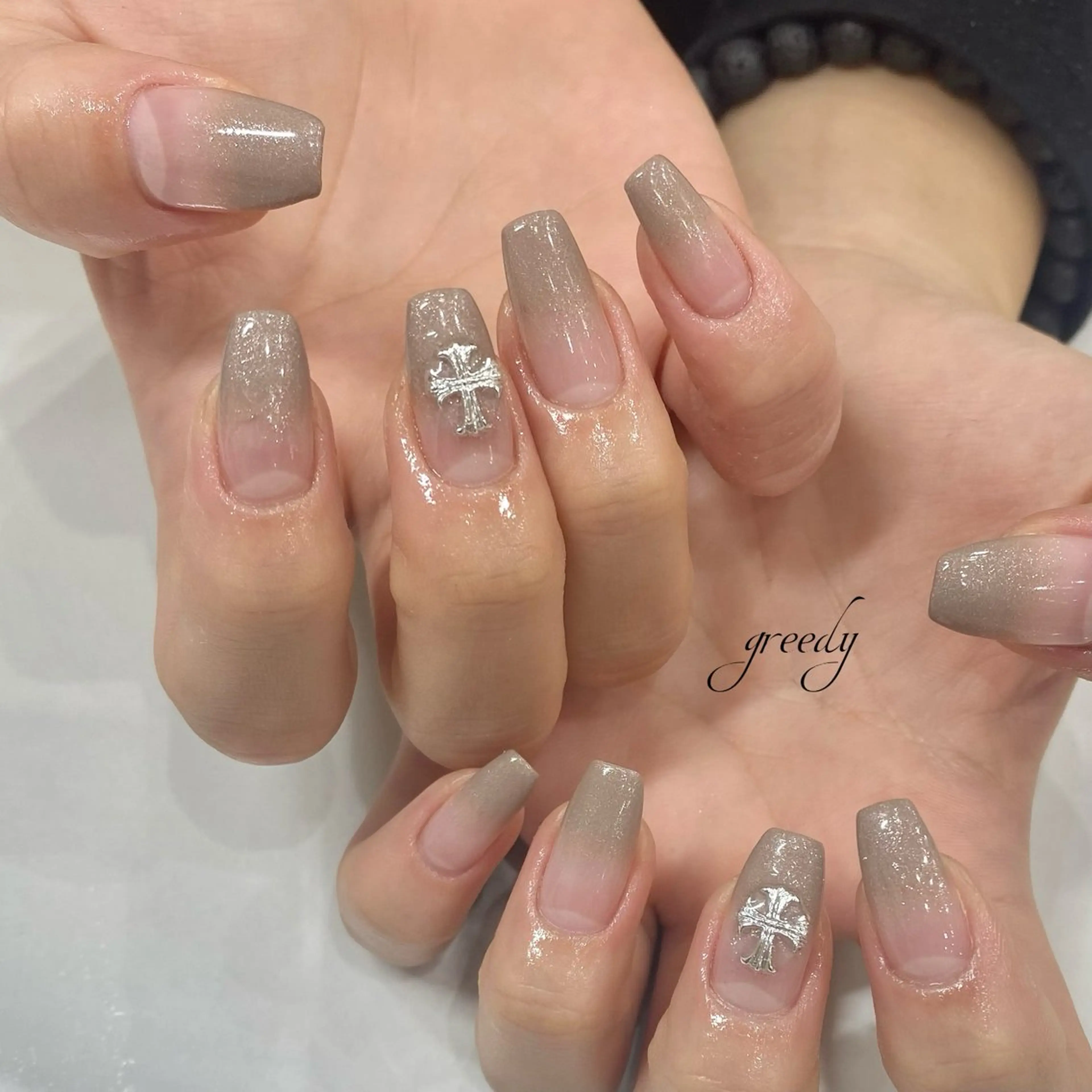 🦒𝐇𝐀𝐍𝐃グラデーション🦒ベースクリア🫧オフケア込の写真