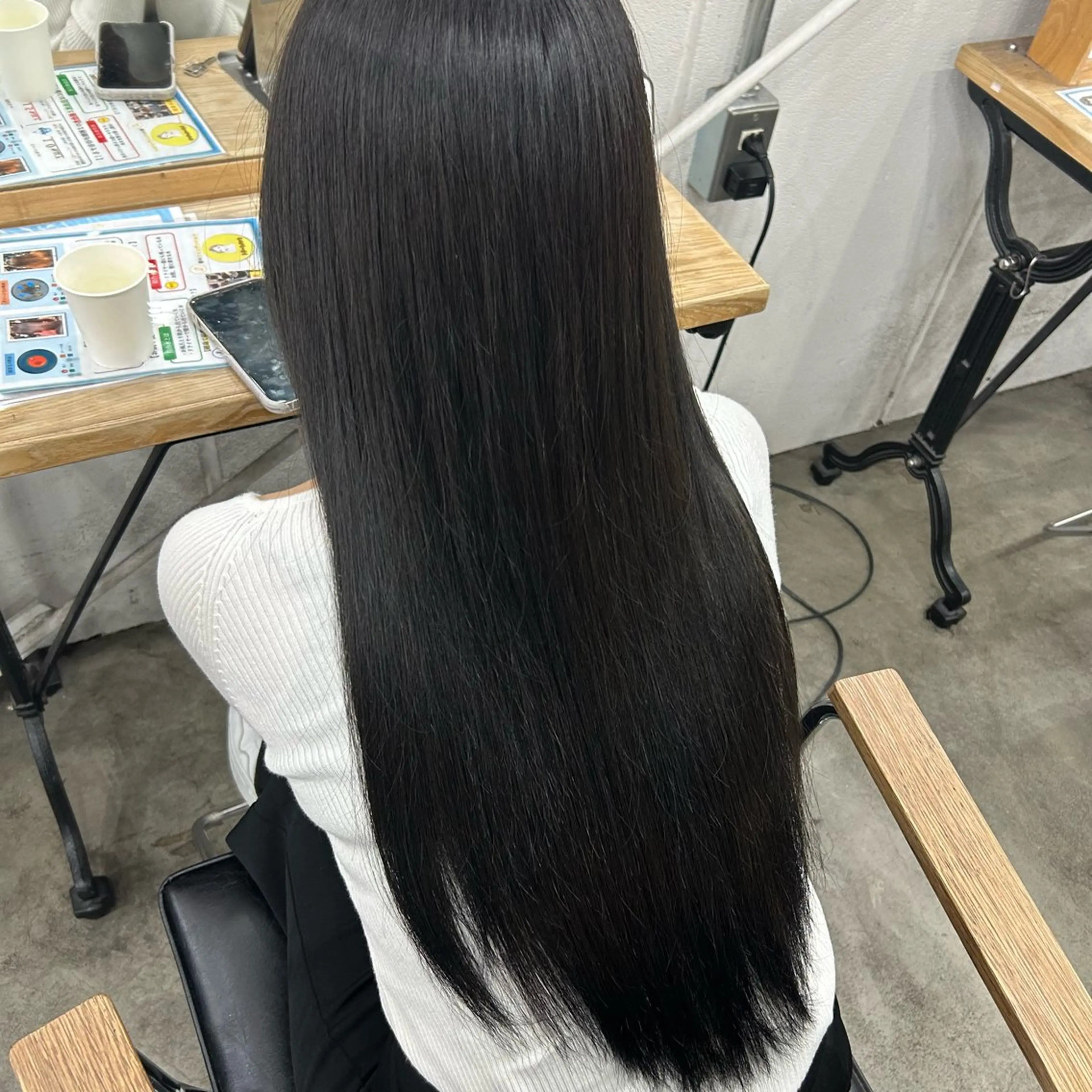 ロング カラー ヘアカラー あやめ🪽 オリーブ/ハイトーンのヘアスタイル