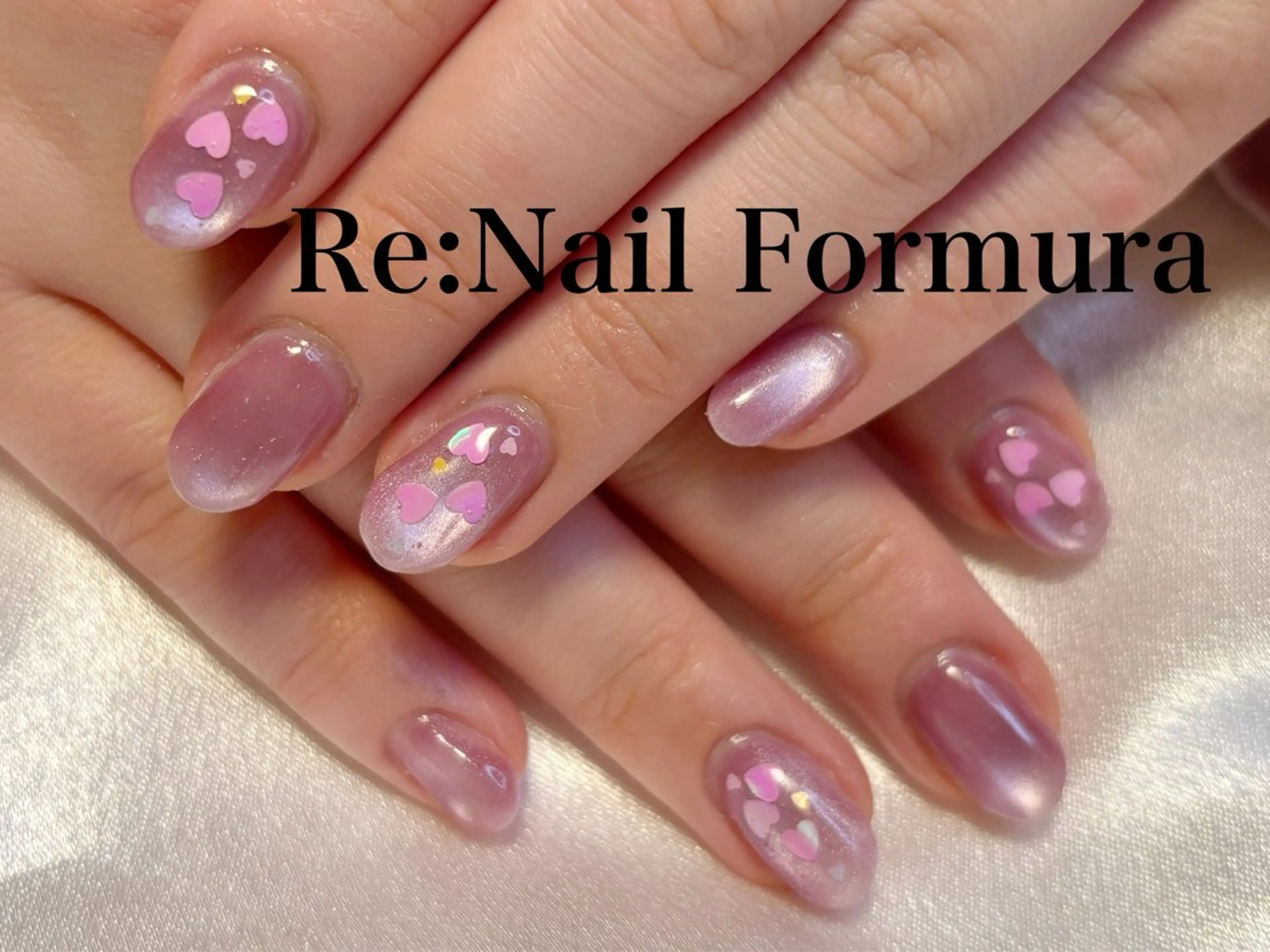 ミディアム ハンドネイル Re:Nail Formula所属・kido chieのネイルデザイン