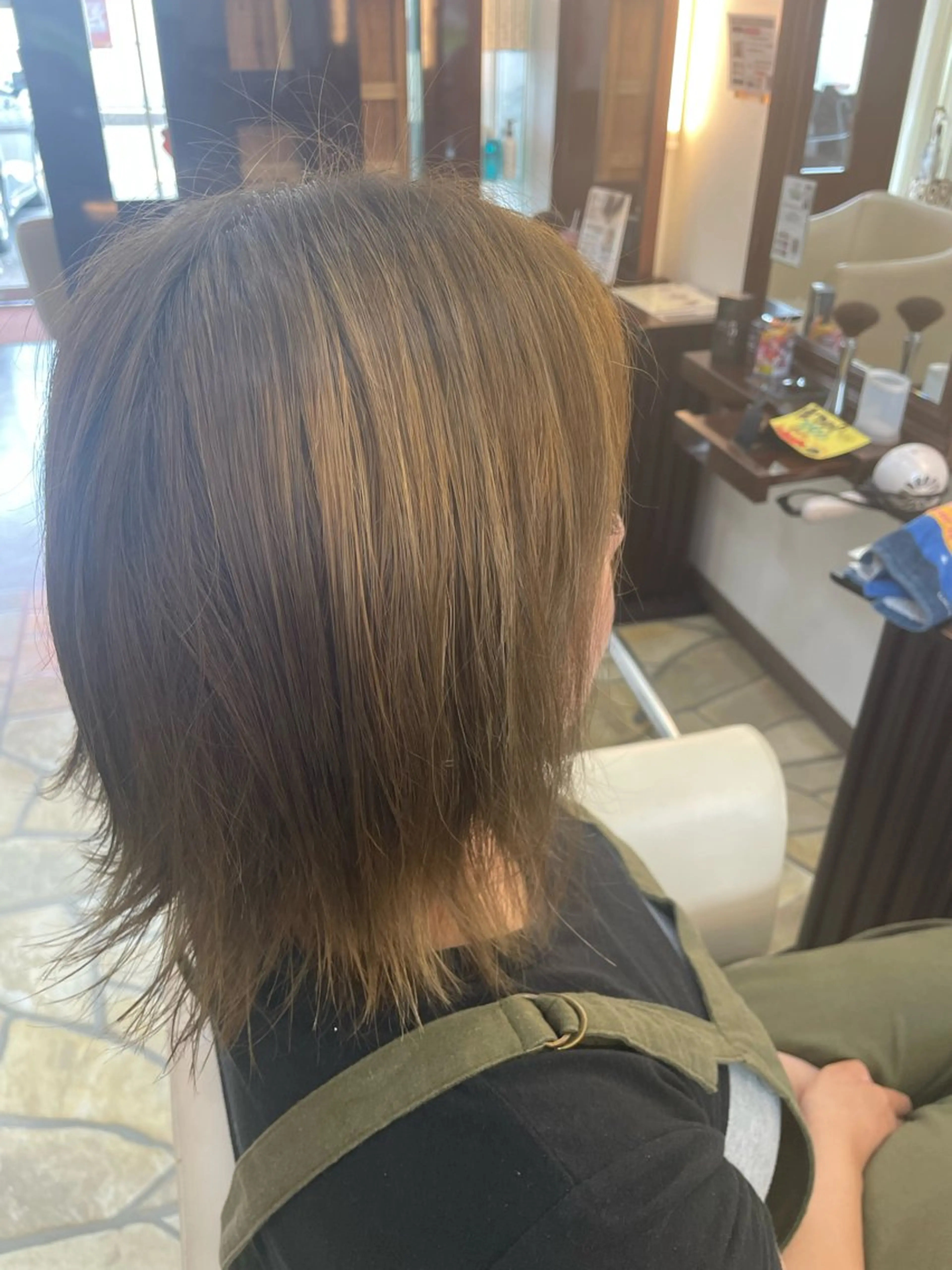 ミディアム カラー 奈良/生駒/髪質改善 FEEL/マコのヘアスタイル