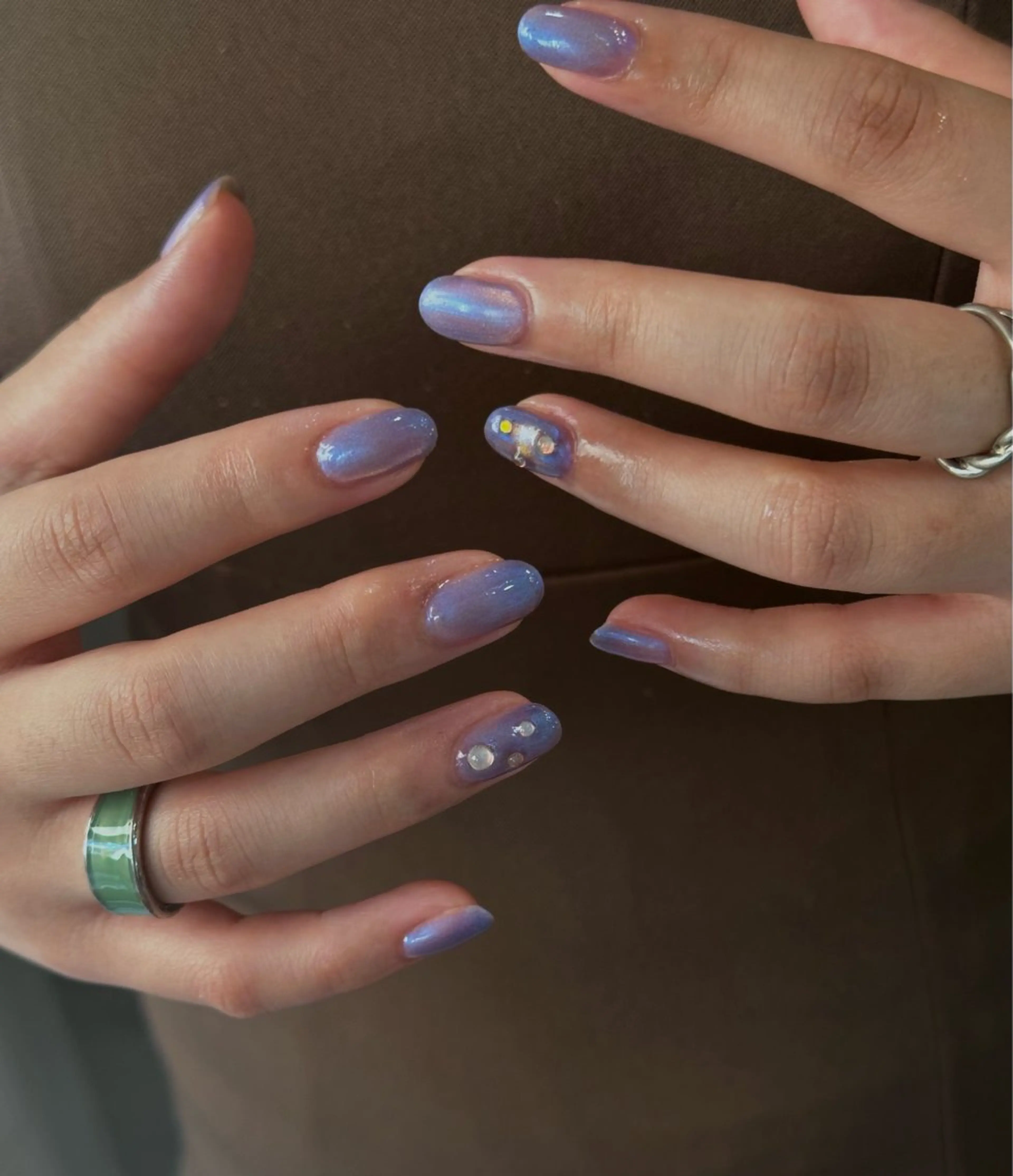 ネイル マグネットネイル マグネットワンカラー ワンカラーネイル ICI -Atelier coco-所属・ICI イスィ keiのネイルデザイン