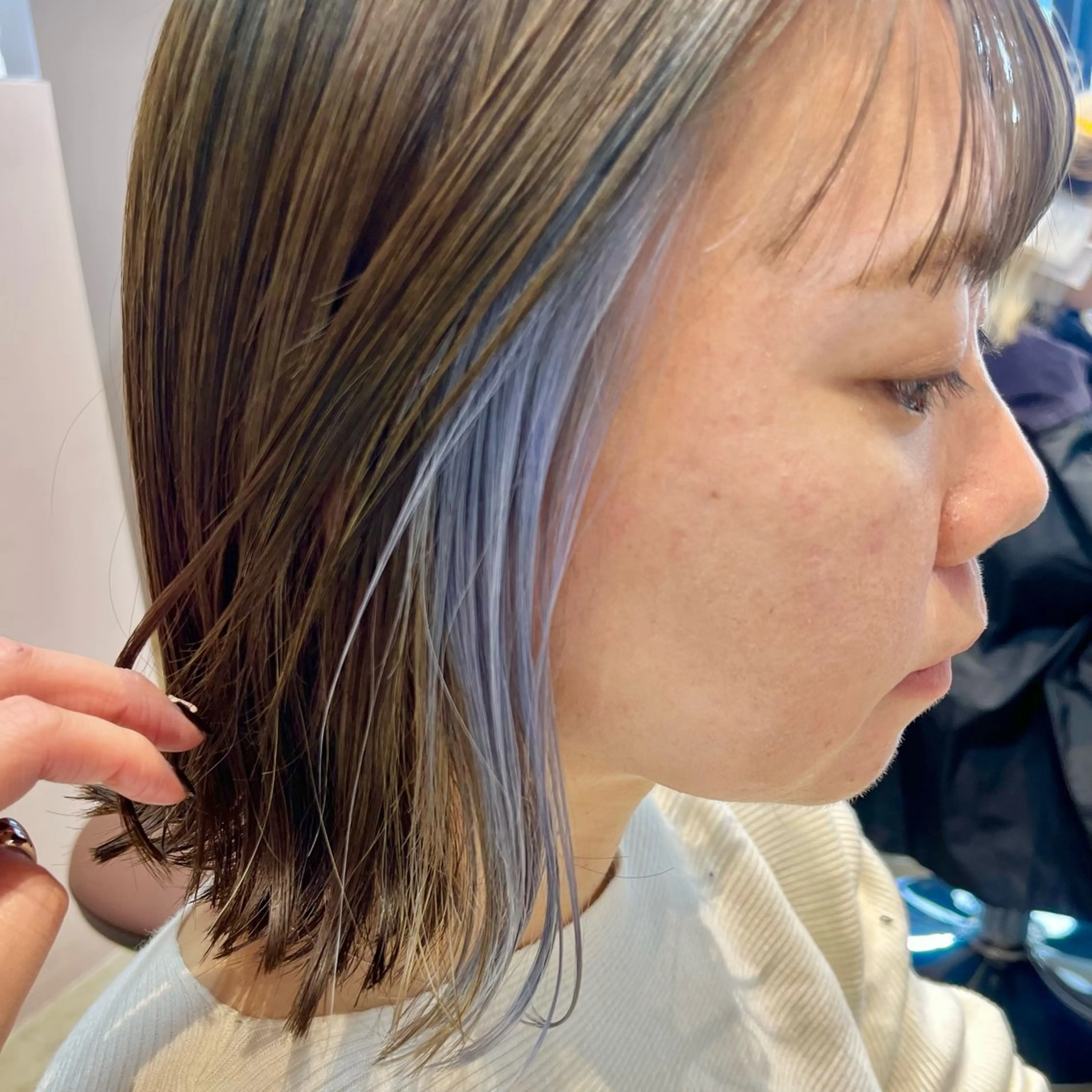 ミディアム カラー 小顔似合わせカット ┊︎＊AYANO＊のヘアスタイル