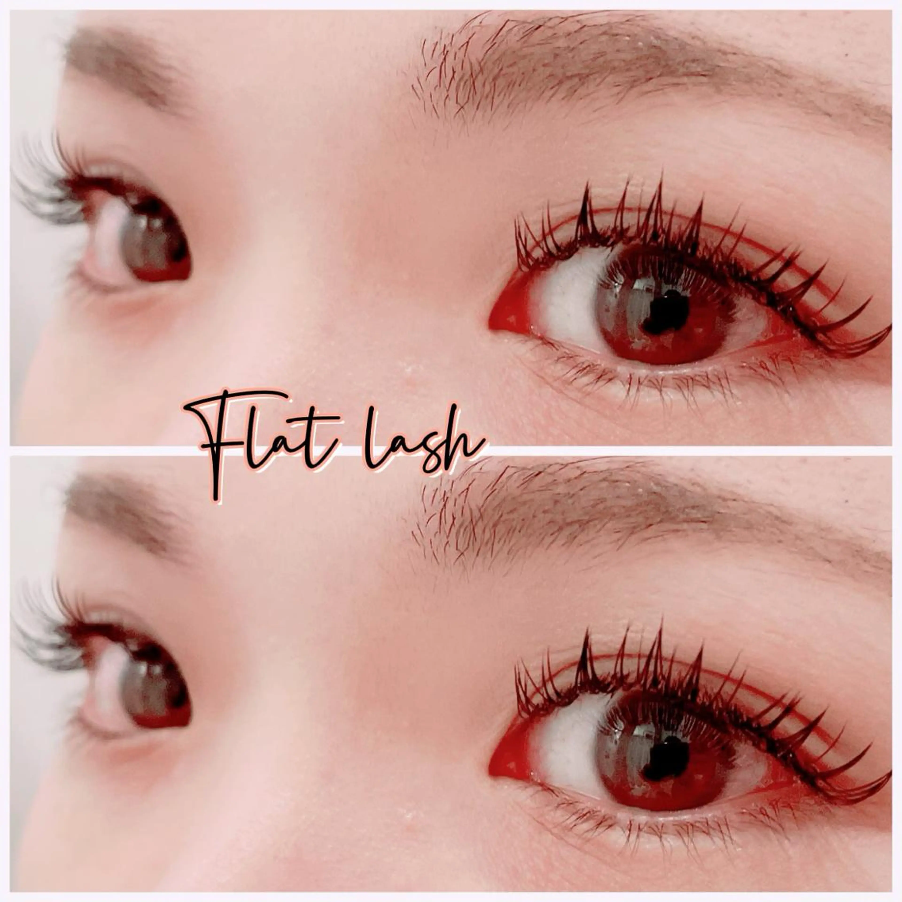 マツエク・マツパ フラットラッシュ アイリスト araiのマツエク・マツパデザイン