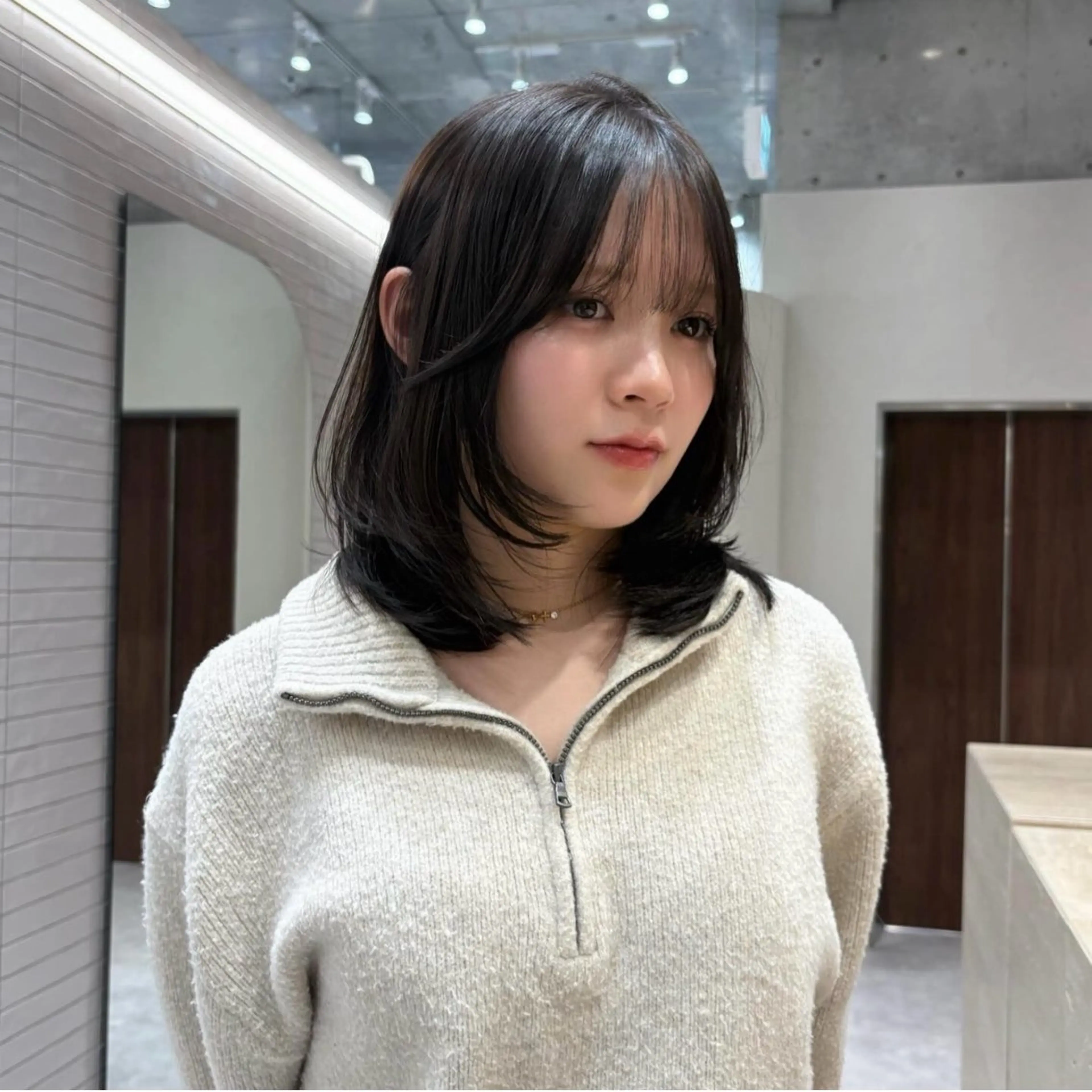 ロング カラー ロング カット ヘアカラー トリートメント ナツミ/透明感カラー /酸性ストレートのヘアスタイル