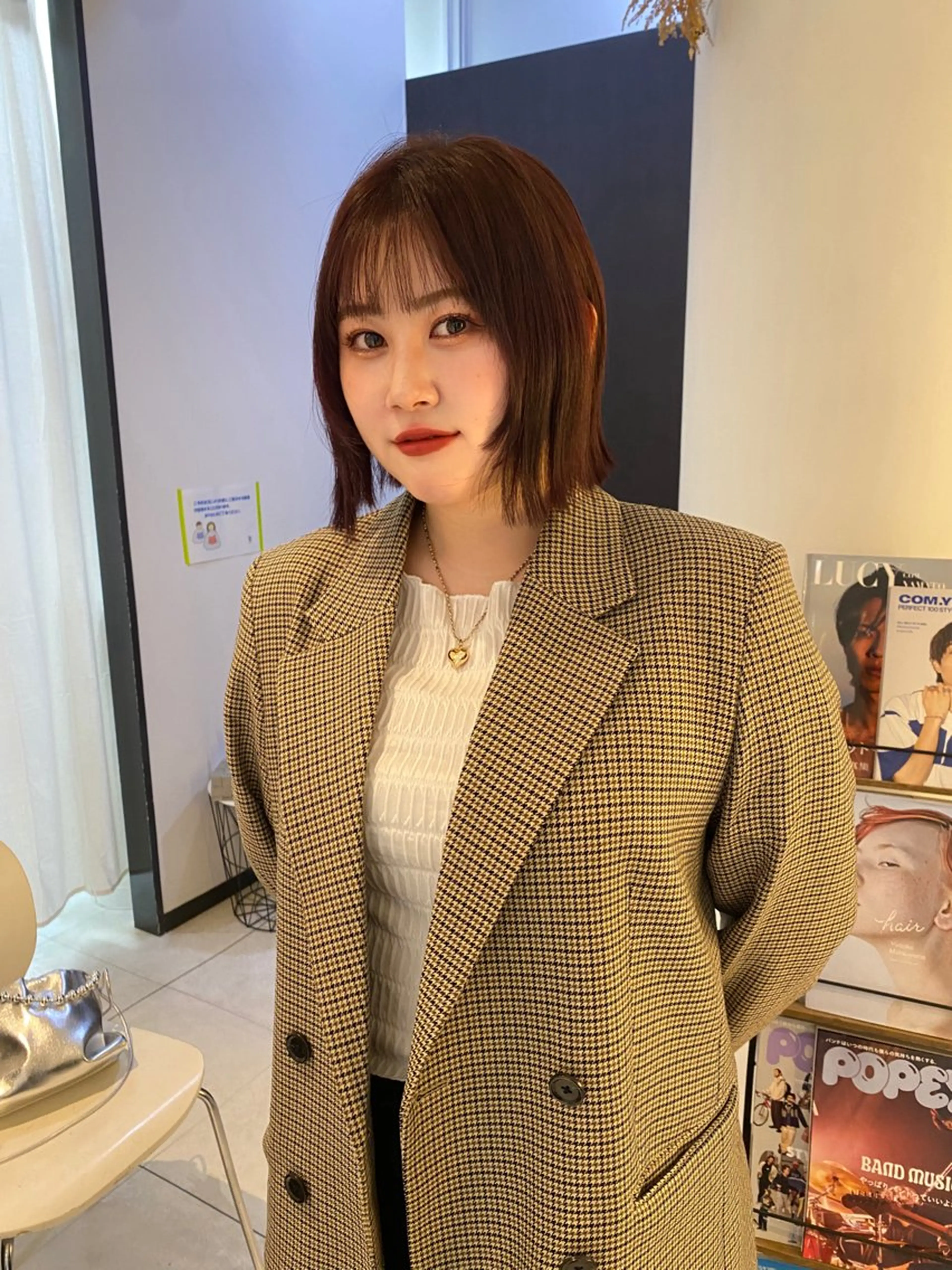 ショート カラー カット ヘアカラー トリートメント mai / linoah˚✧のヘアスタイル