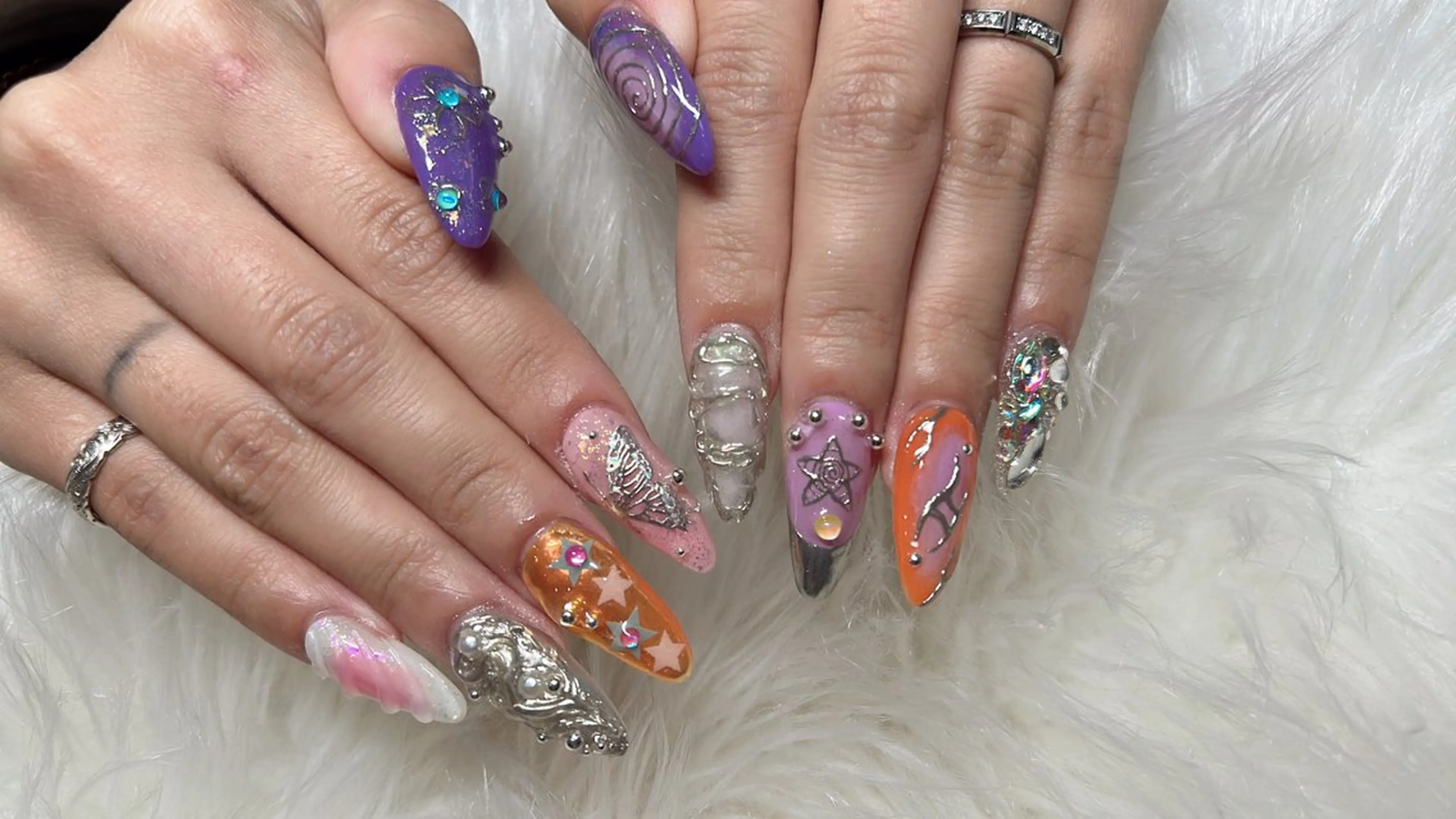 ネイル アートネイル ハンドネイル 《LB》ラブリエ Nail&eyeのマツエク・マツパデザイン