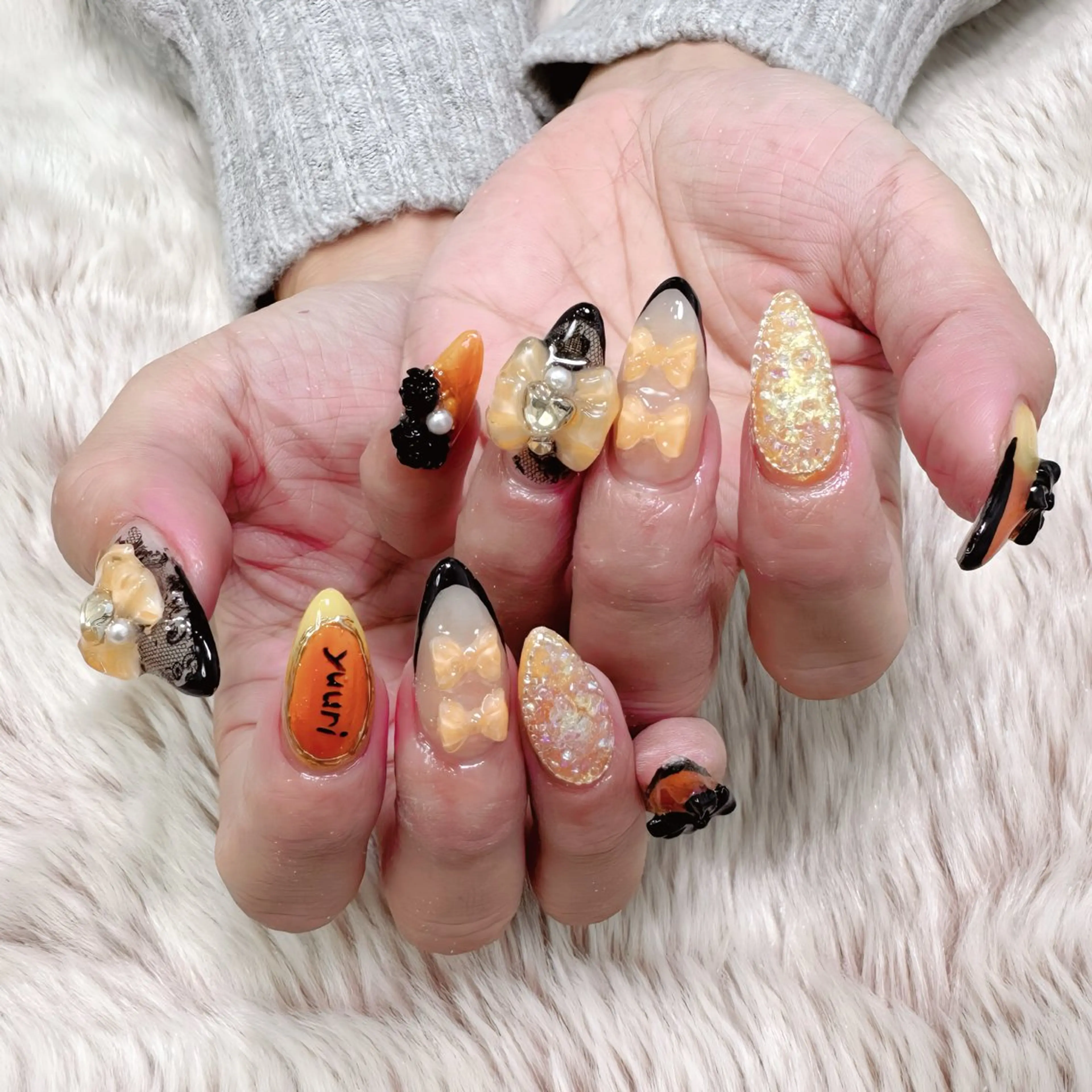 ネイル ハンドネイル オーナーネイリスト MAKIのネイルデザイン