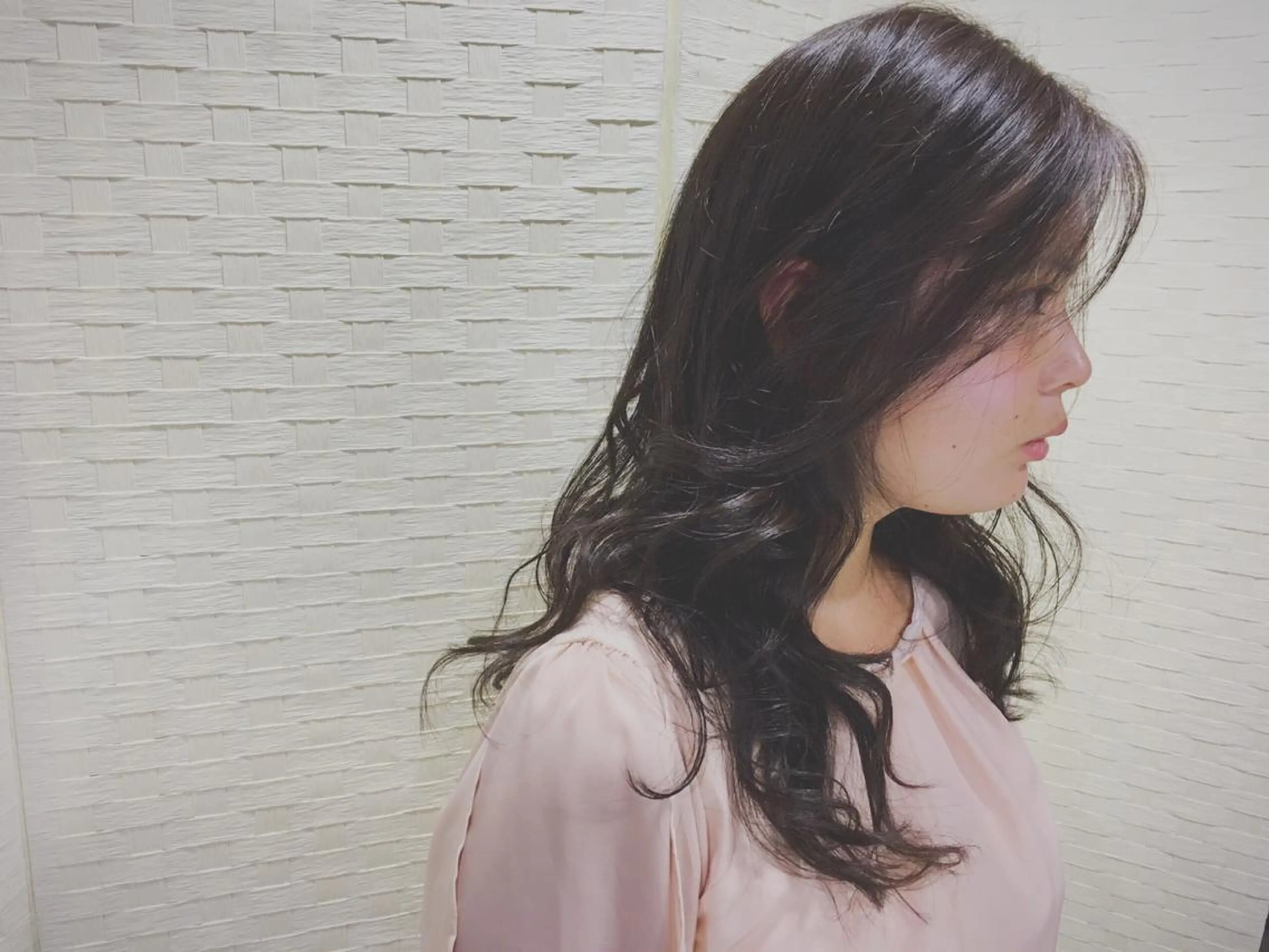 ミディアム セミロング ロング カラー boutique misakiのヘアスタイル