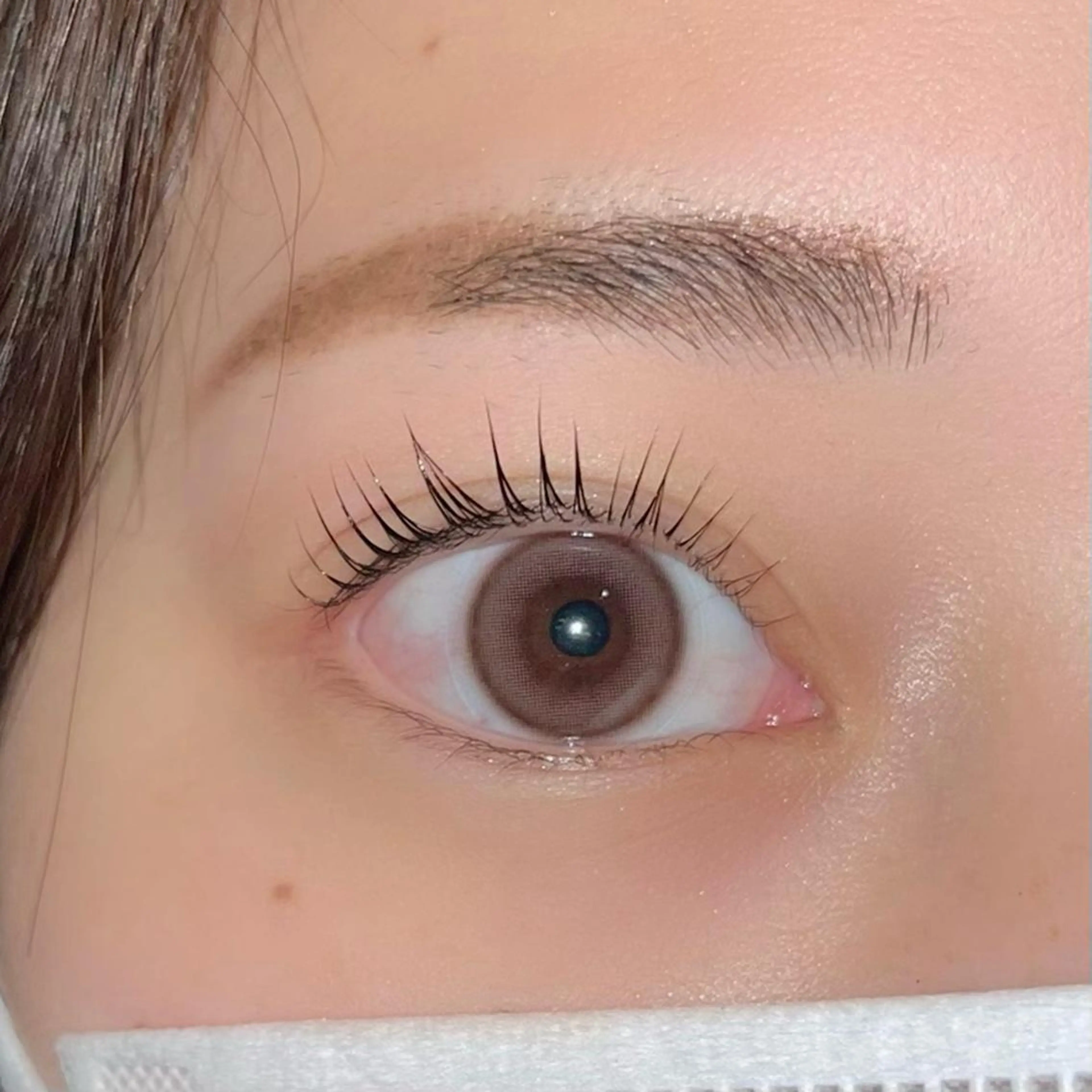 🤍眉毛ワックス➕personal lash lift🤍間引きあり束感コーティング仕上げ※写真、動画撮影必須の写真