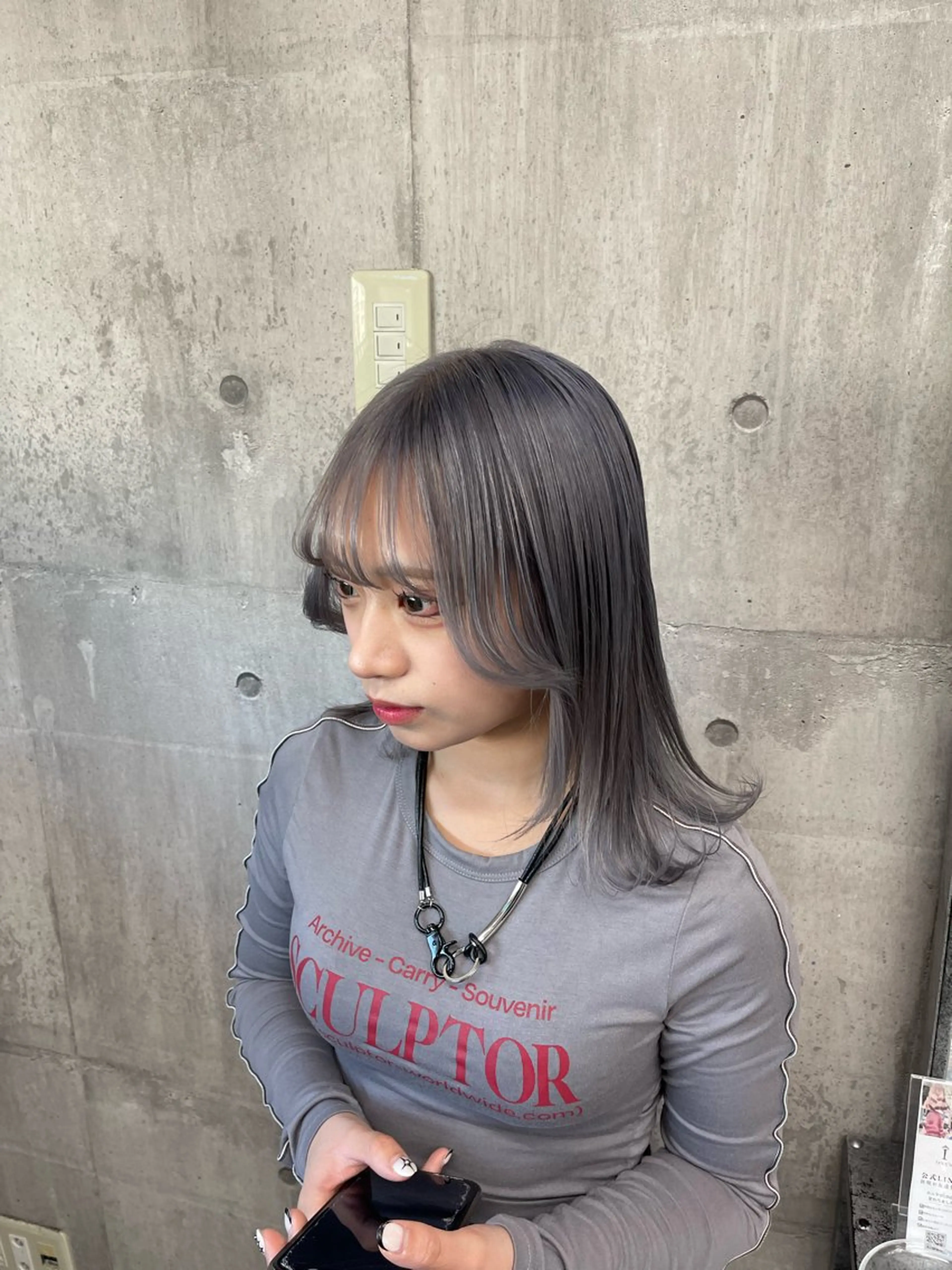 セミロング カラー パーマ ヘアアレンジ メンズ キッズ レイヤーの魔術師 𓍼takumi𓍼のヘアスタイル