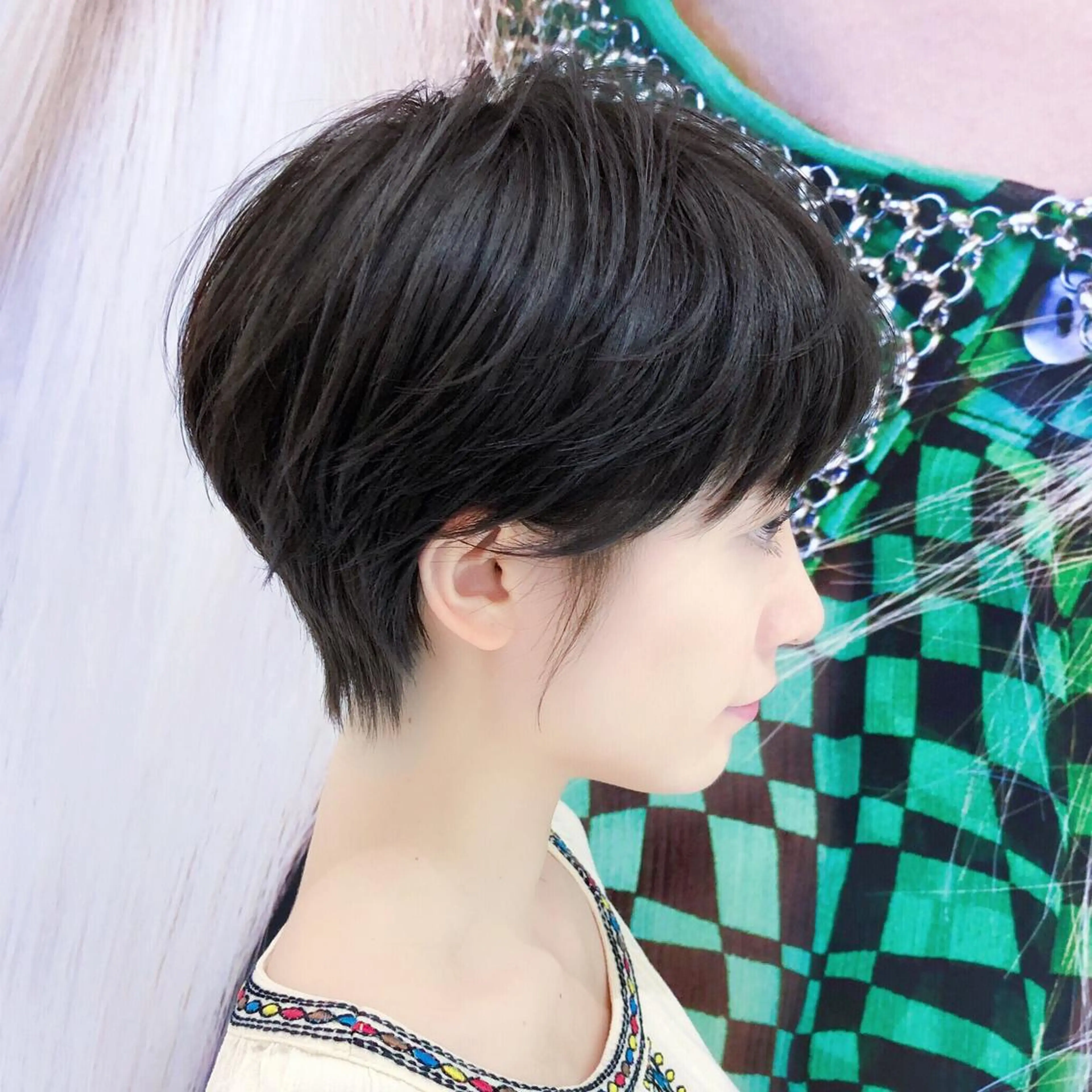 ショート nex the salon vlow所属・趙 英来のヘアスタイル