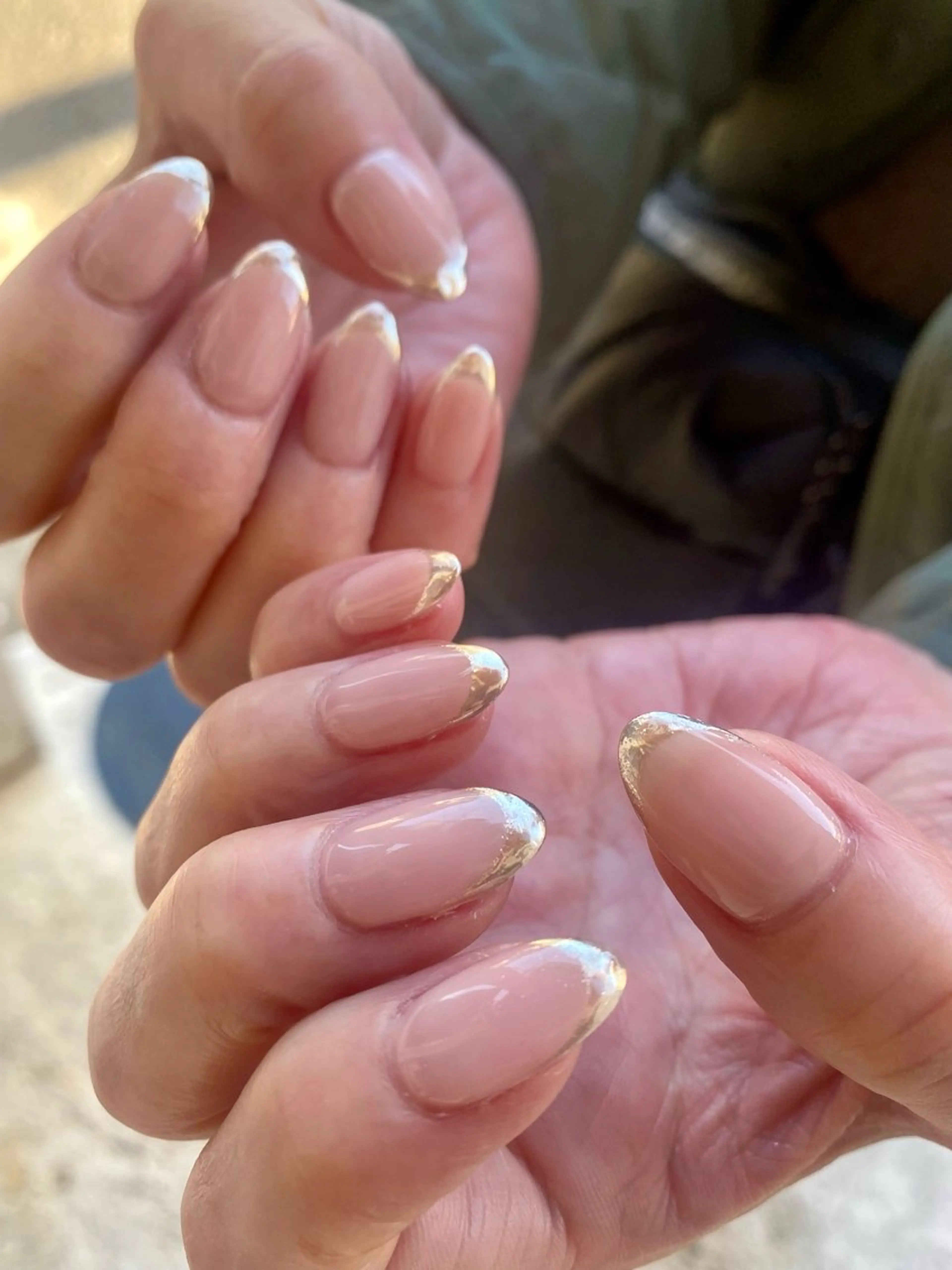 ネイル フレンチネイル ミラーネイル maa kasi所属・maa kasi ⭐︎Makiのネイルデザイン