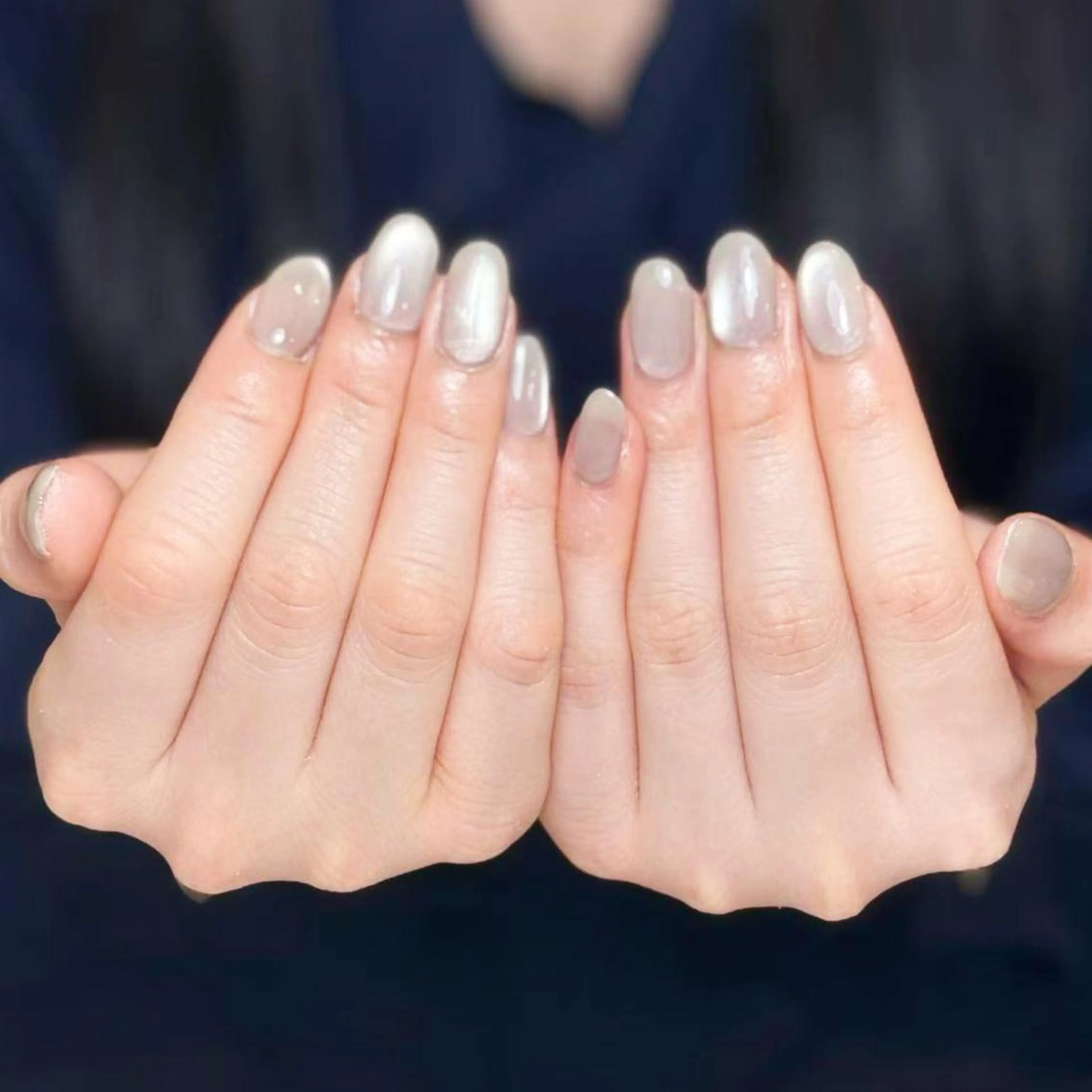 ネイル アートネイル オーロラネイル ガーリー キラキラネイル 韓国ネイル ハンドネイル DIAMOND NailStudioのネイルデザイン