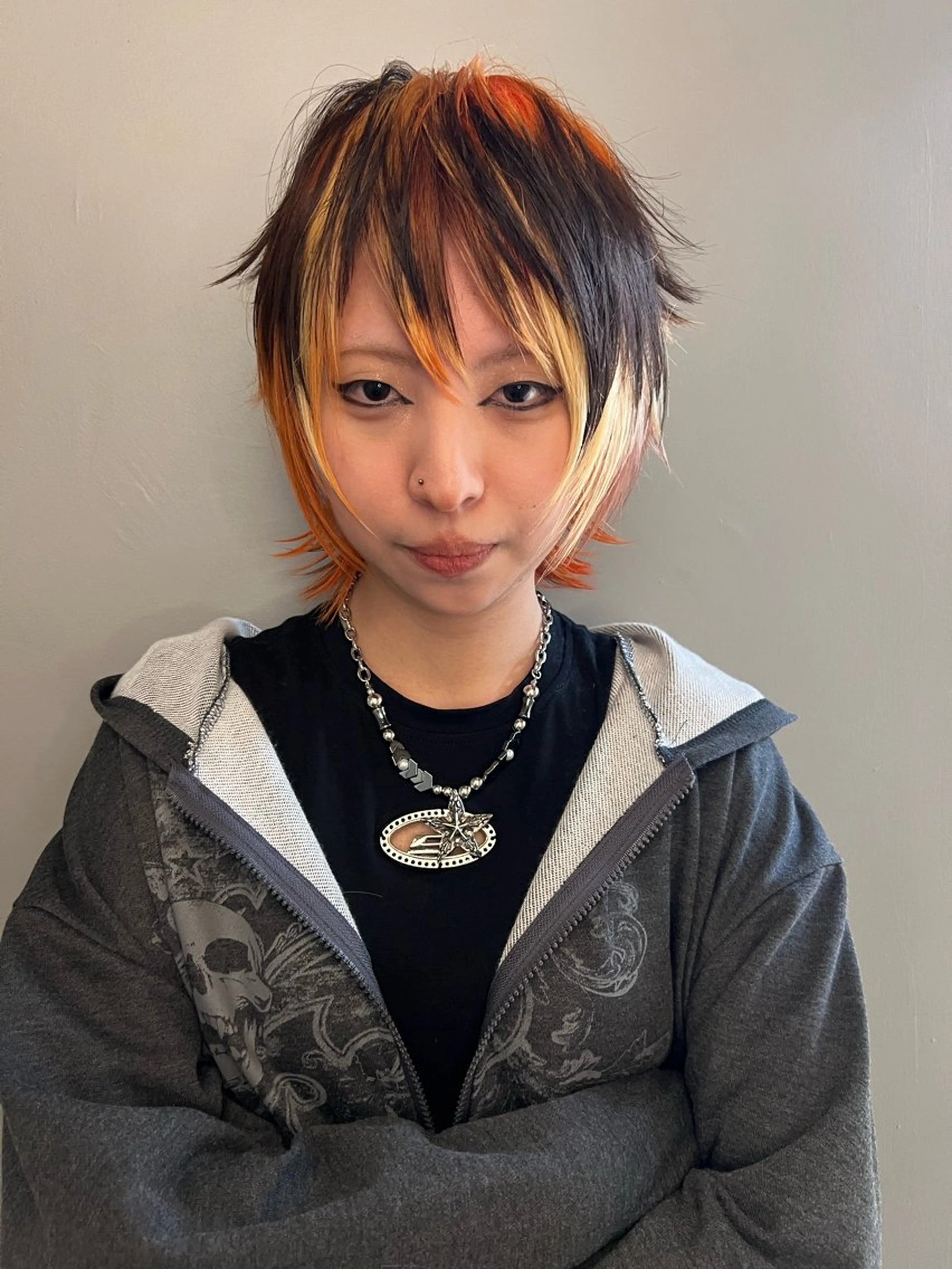 ショート カラー カット ヘアカラー haco＋所属・圧倒的デザイン力 店長🎨RENAのヘアスタイル