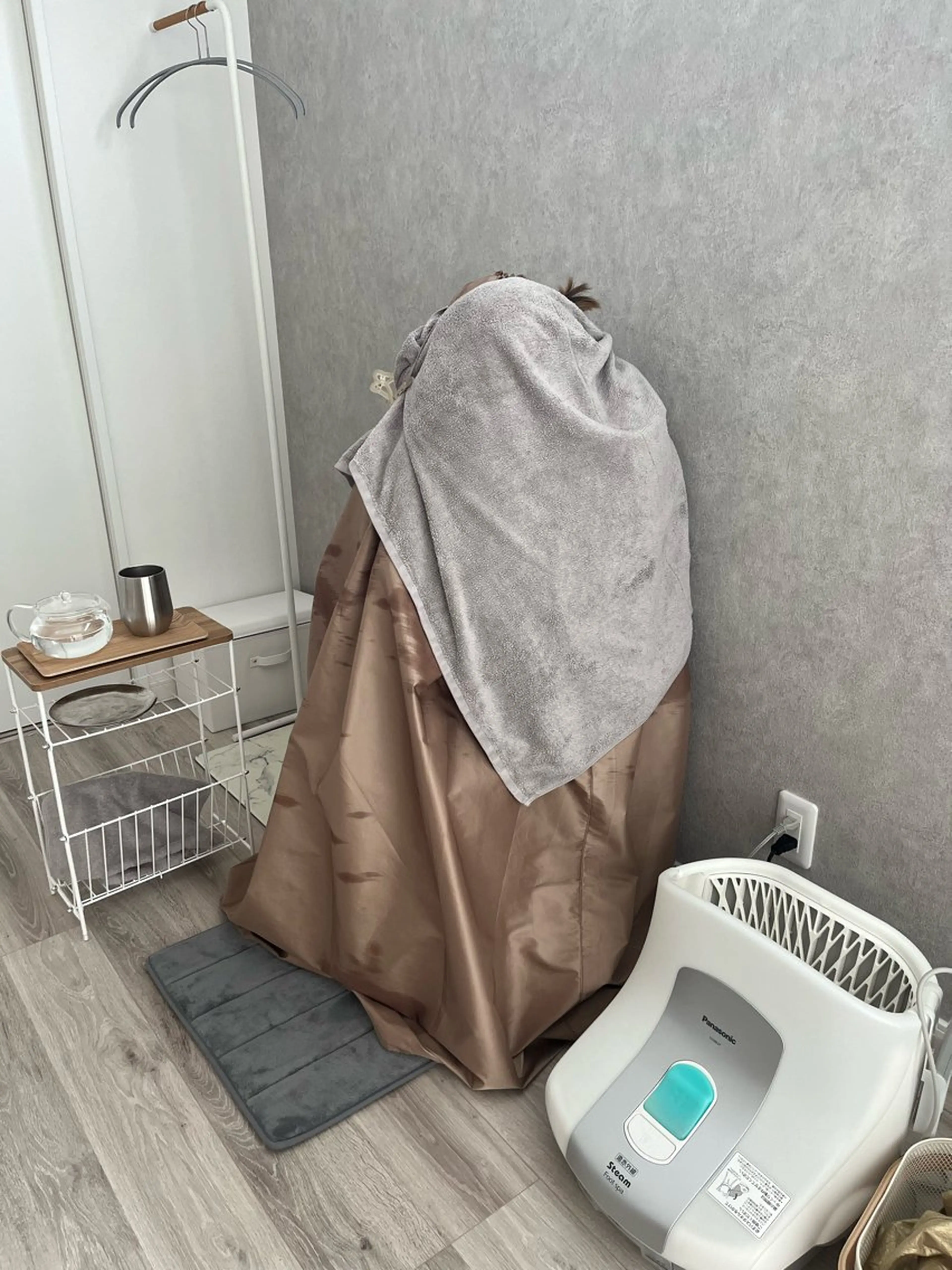 【minimo限定】スッキリ✨デトックスよもぎ蒸し40分 足湯スチーマー付の写真