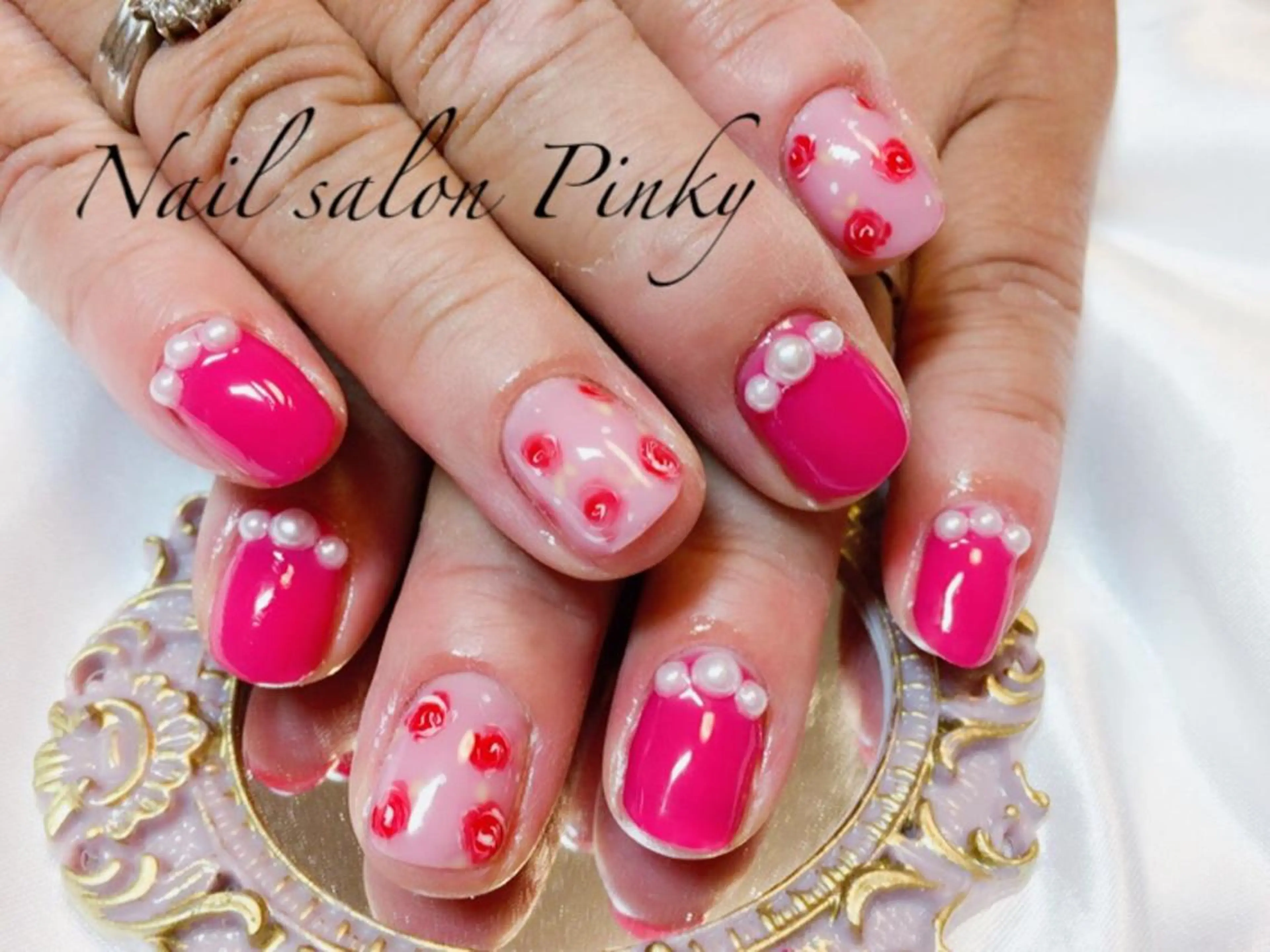 ネイル 大理石ネイル(マーブル) 高野 祐紀のネイルデザイン