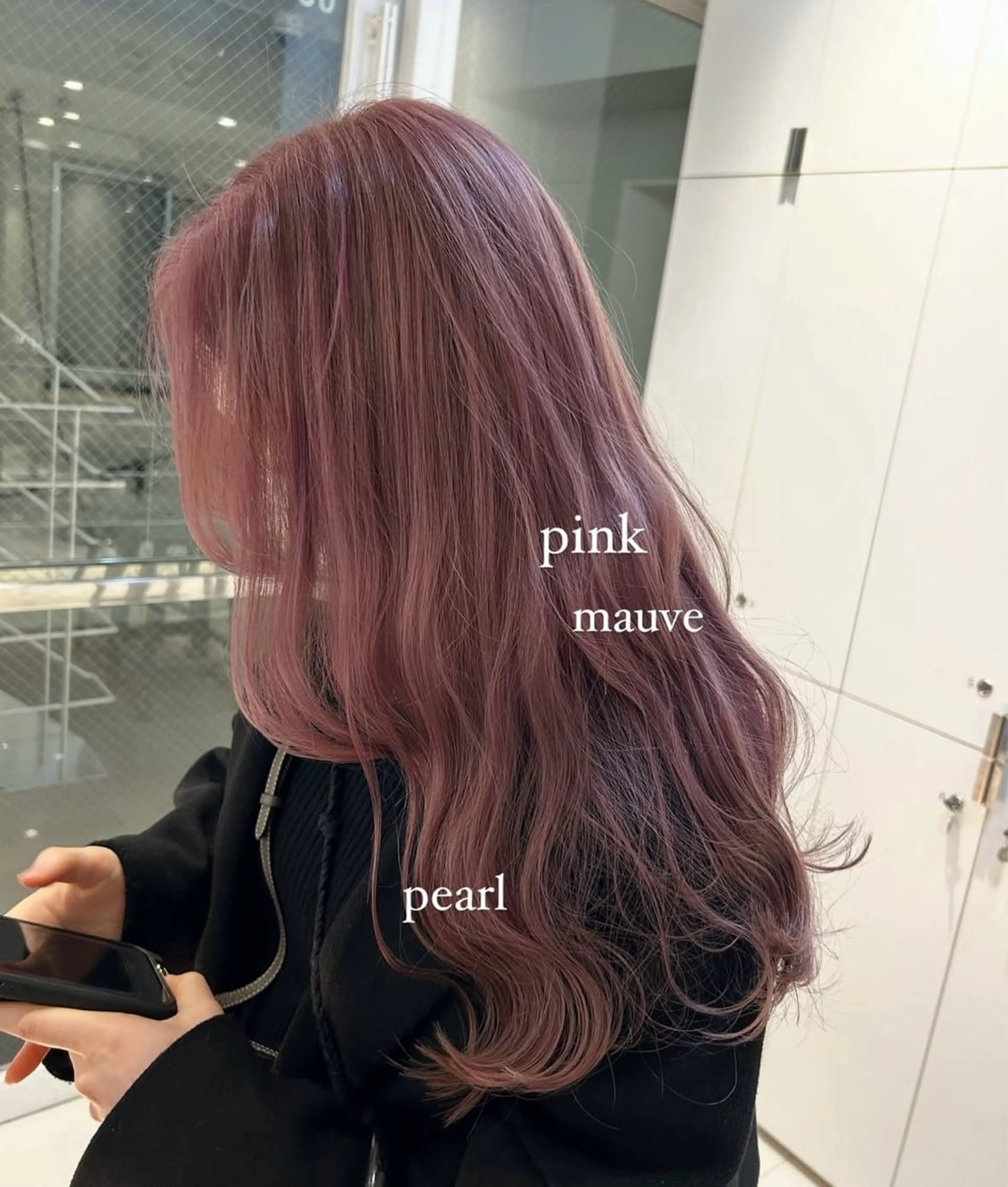 ロング カラー ピンクカラー ローズカラー 《暖色/韓国hair 》🇰🇷桑原ユキネのヘアスタイル