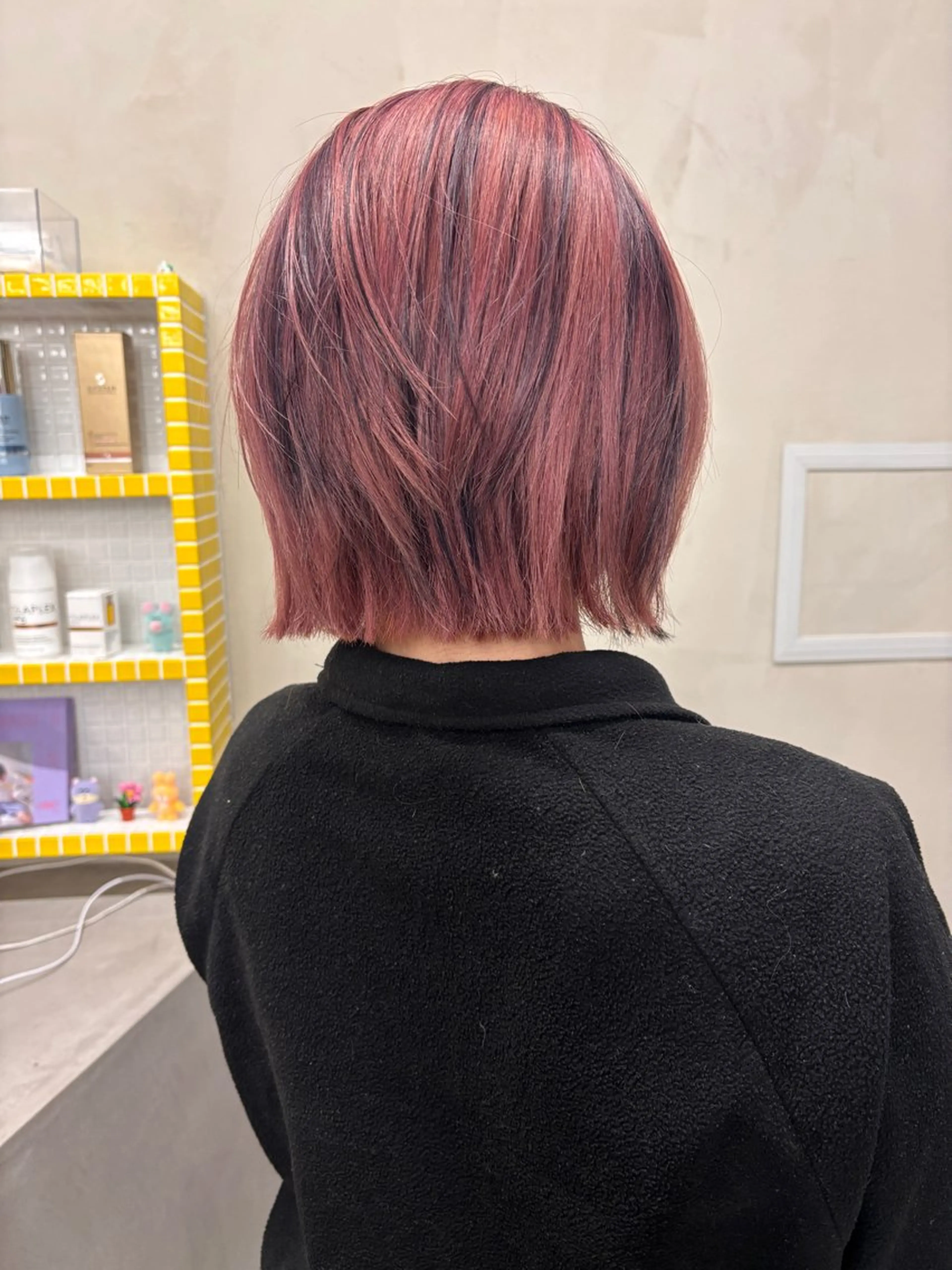 セミロング カラー カット ヘアカラー トリートメント yuuna/ ハッシュカット🎀のヘアスタイル